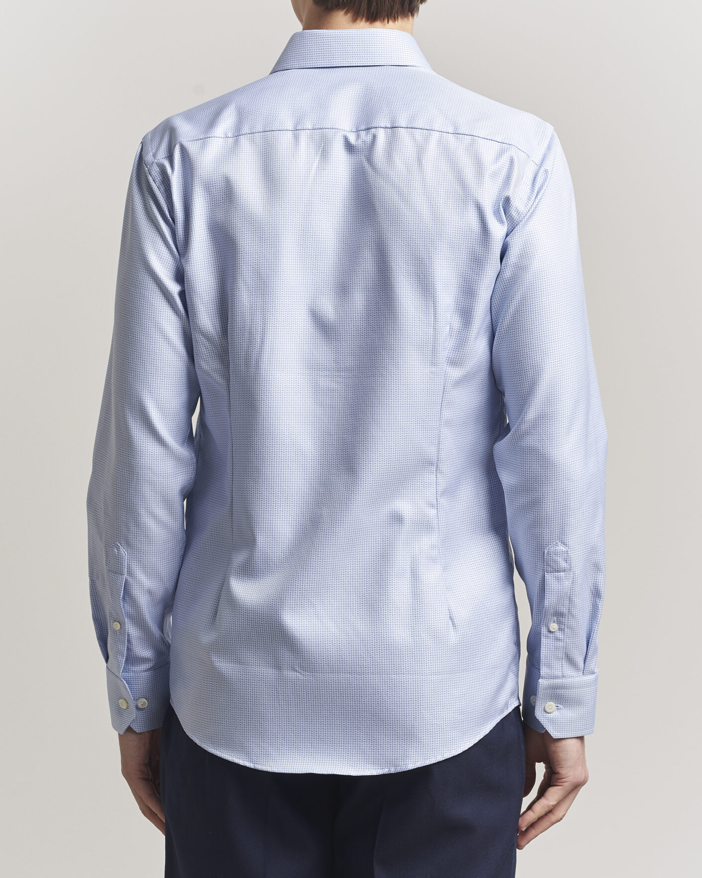 Herren | Hemden | Eton | Slim Fit Signature Twill Structured Shirt Mid Blue