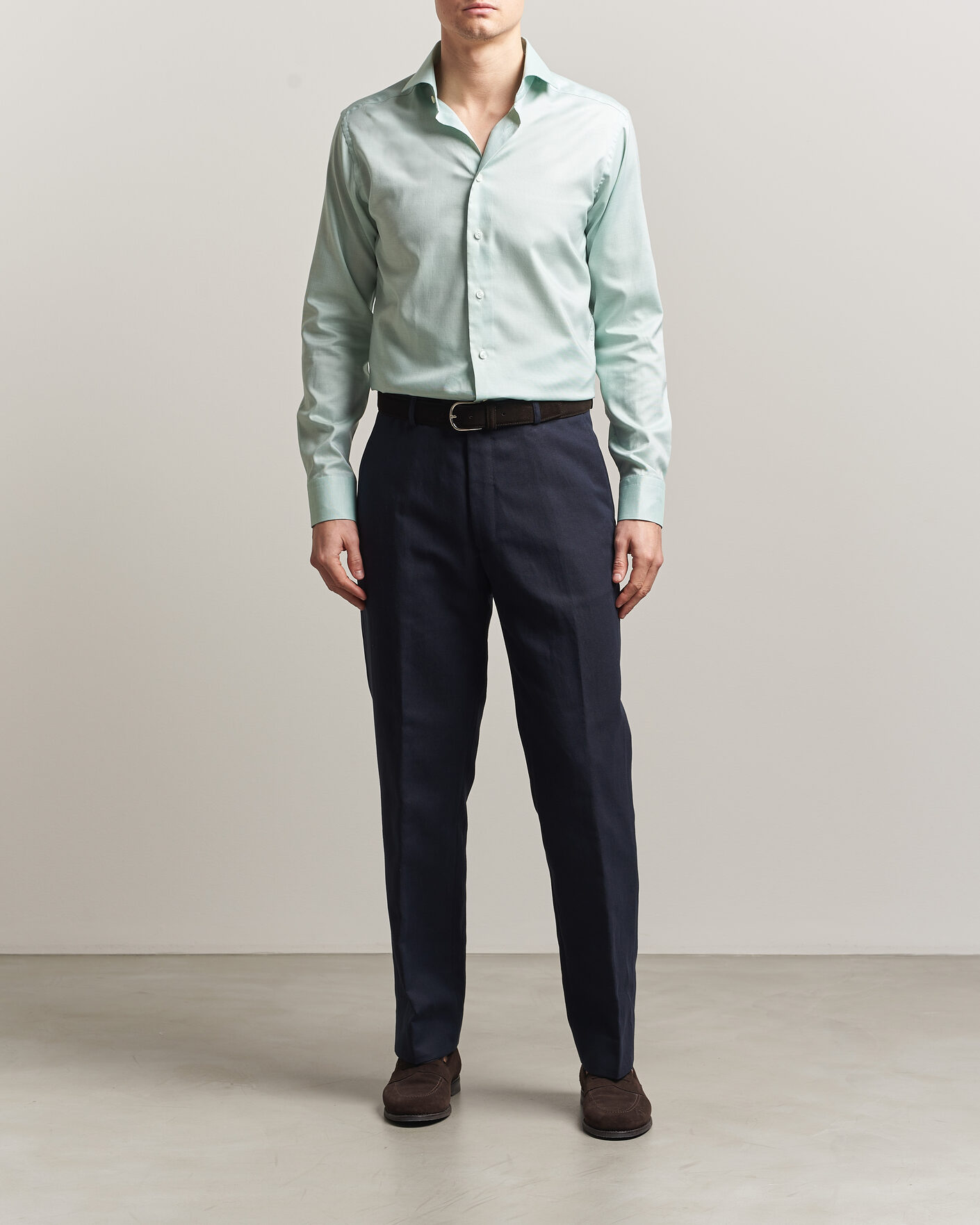 Herren | Hemden | Eton | Slim Fit Signature Oxford Shirt Mid Green
