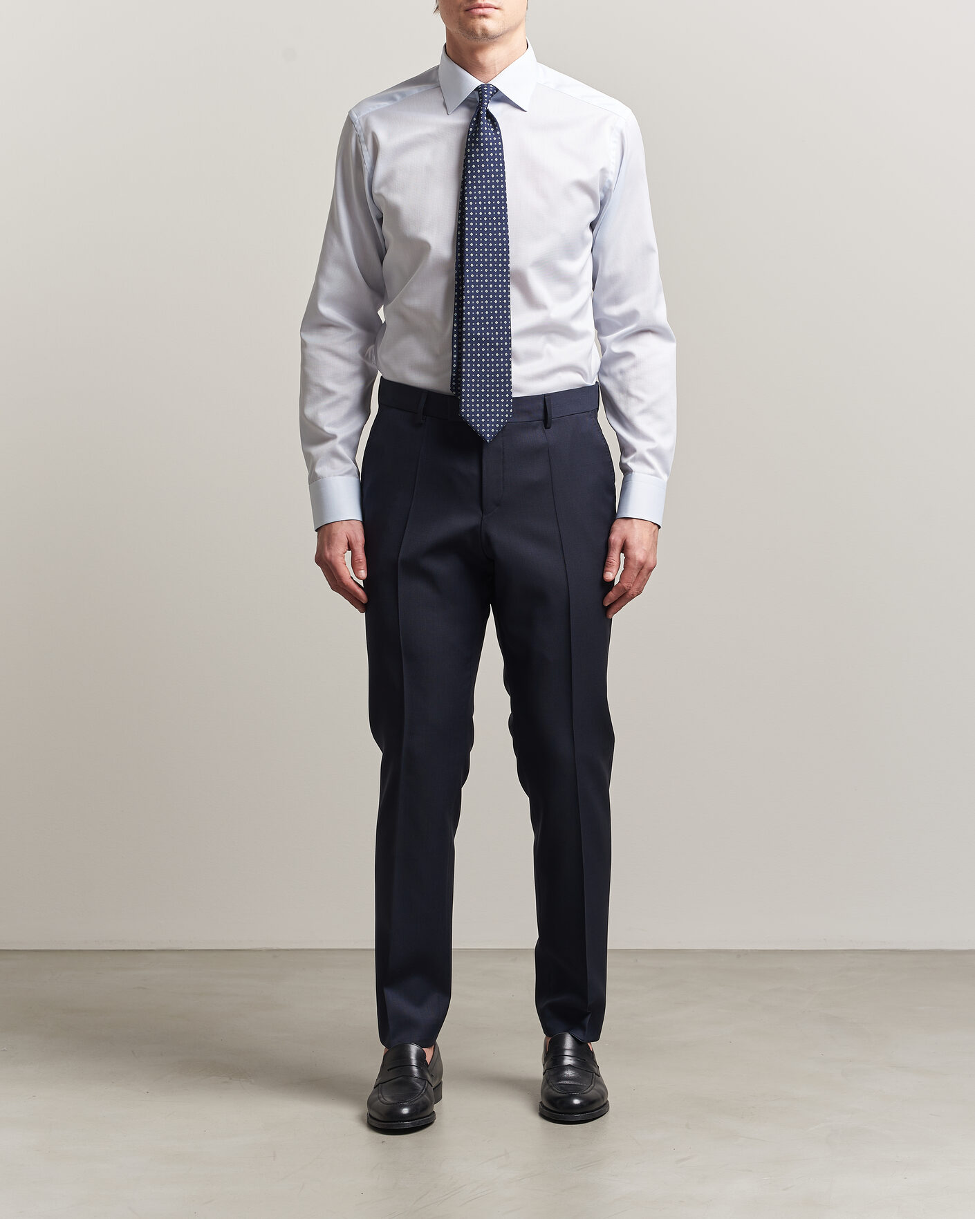 Herren | Hemden | Eton | Slim Fit Signature Twill Contrast Shirt Light Blue