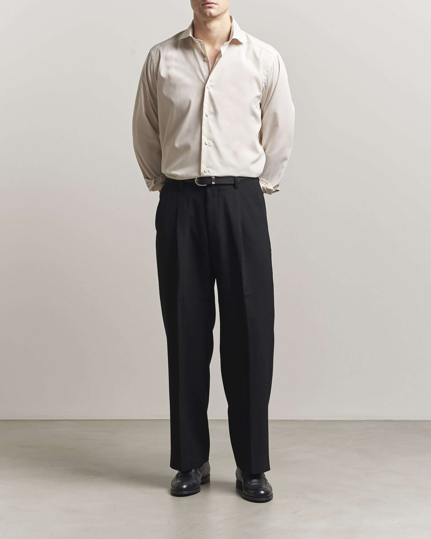 Herren | Hemden | Eton | Casual Fit Breeze Poplin Shirt Beige