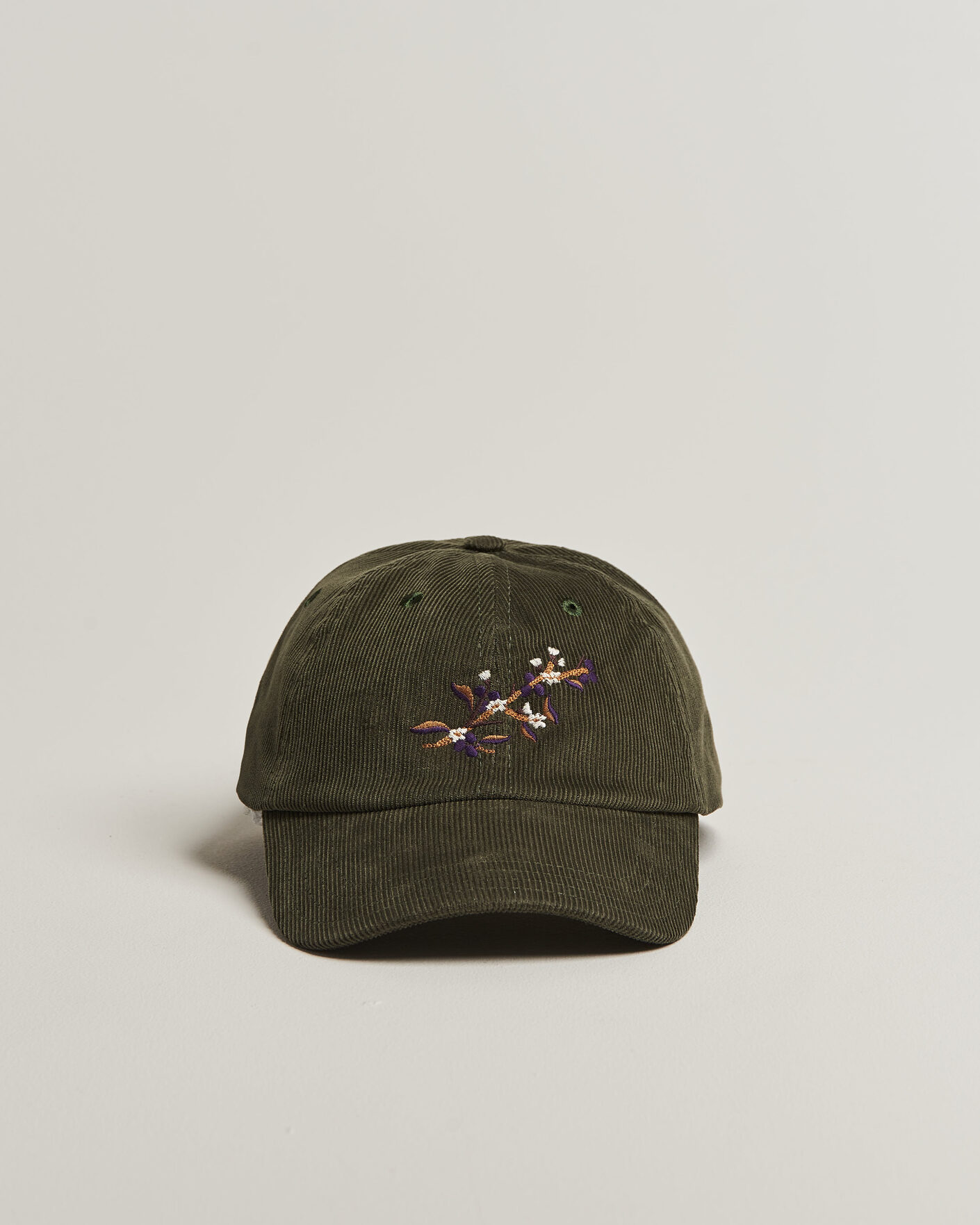 Herren | Hüte & Mützen | Drake's | Blackthron Needlecord Baseball Cap Olive
