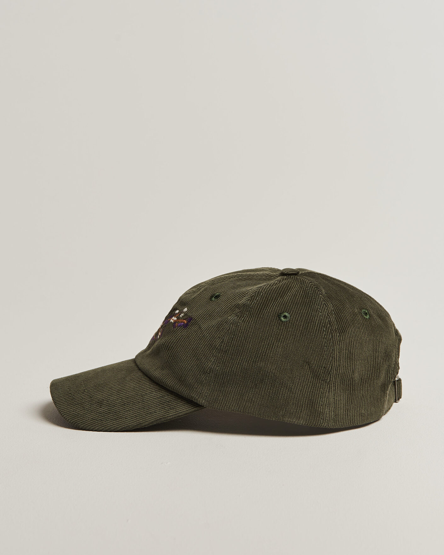 Herren | Hüte & Mützen | Drake's | Blackthron Needlecord Baseball Cap Olive