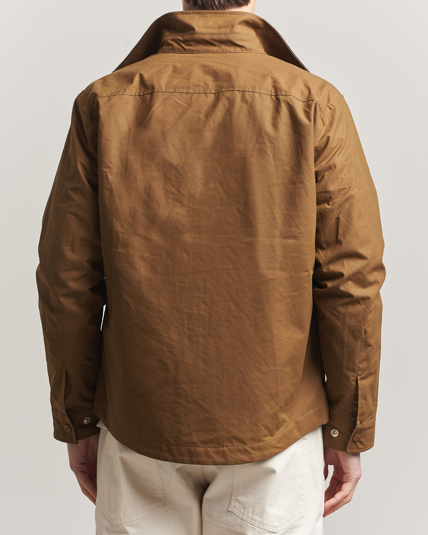 Herren | Jacken | Manifattura Ceccarelli | Dry Wax Heavy Shirt Jacket Dark Tan