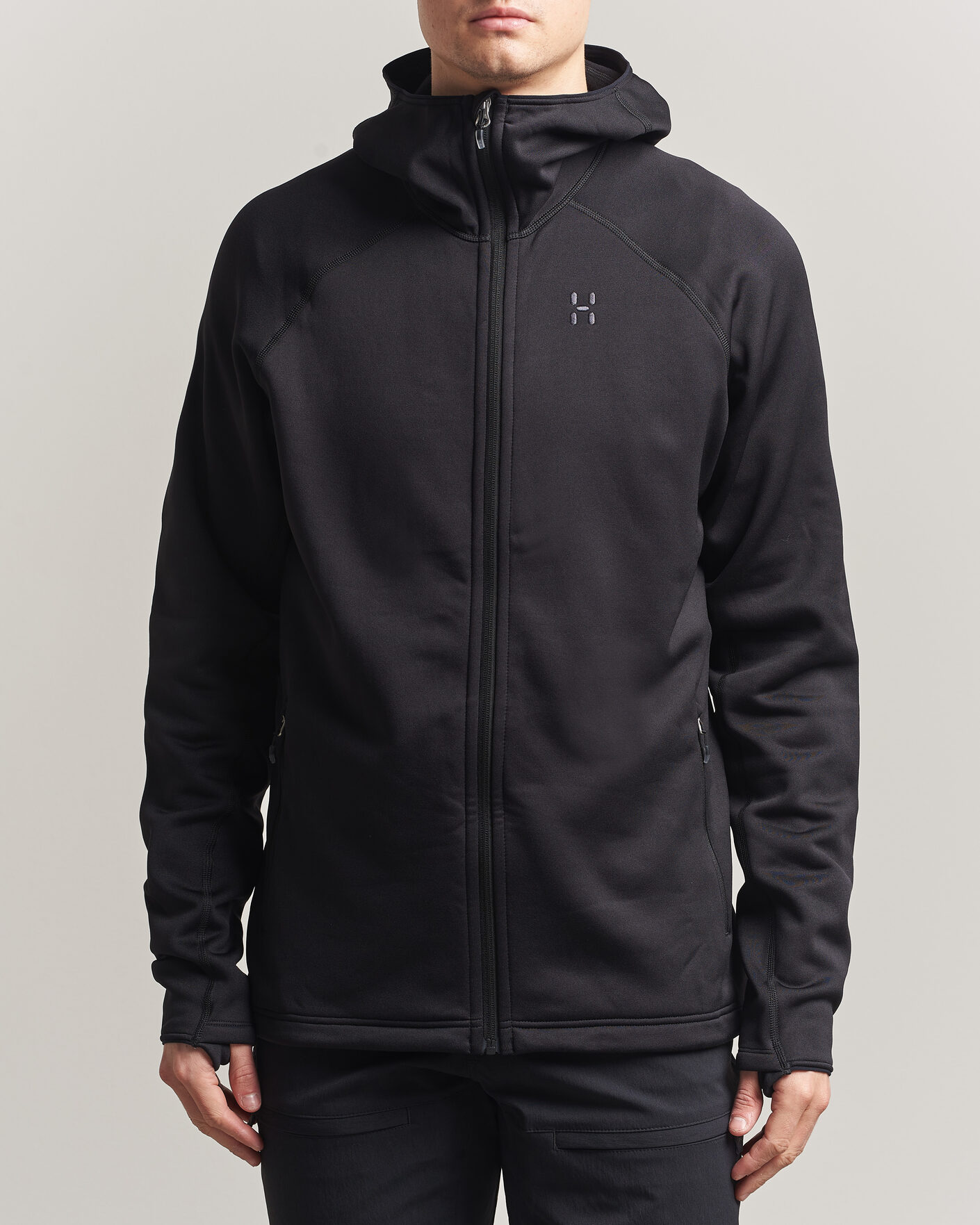 Herren | Pullover | Haglöfs | Magma Mid Fleece Hood True Black