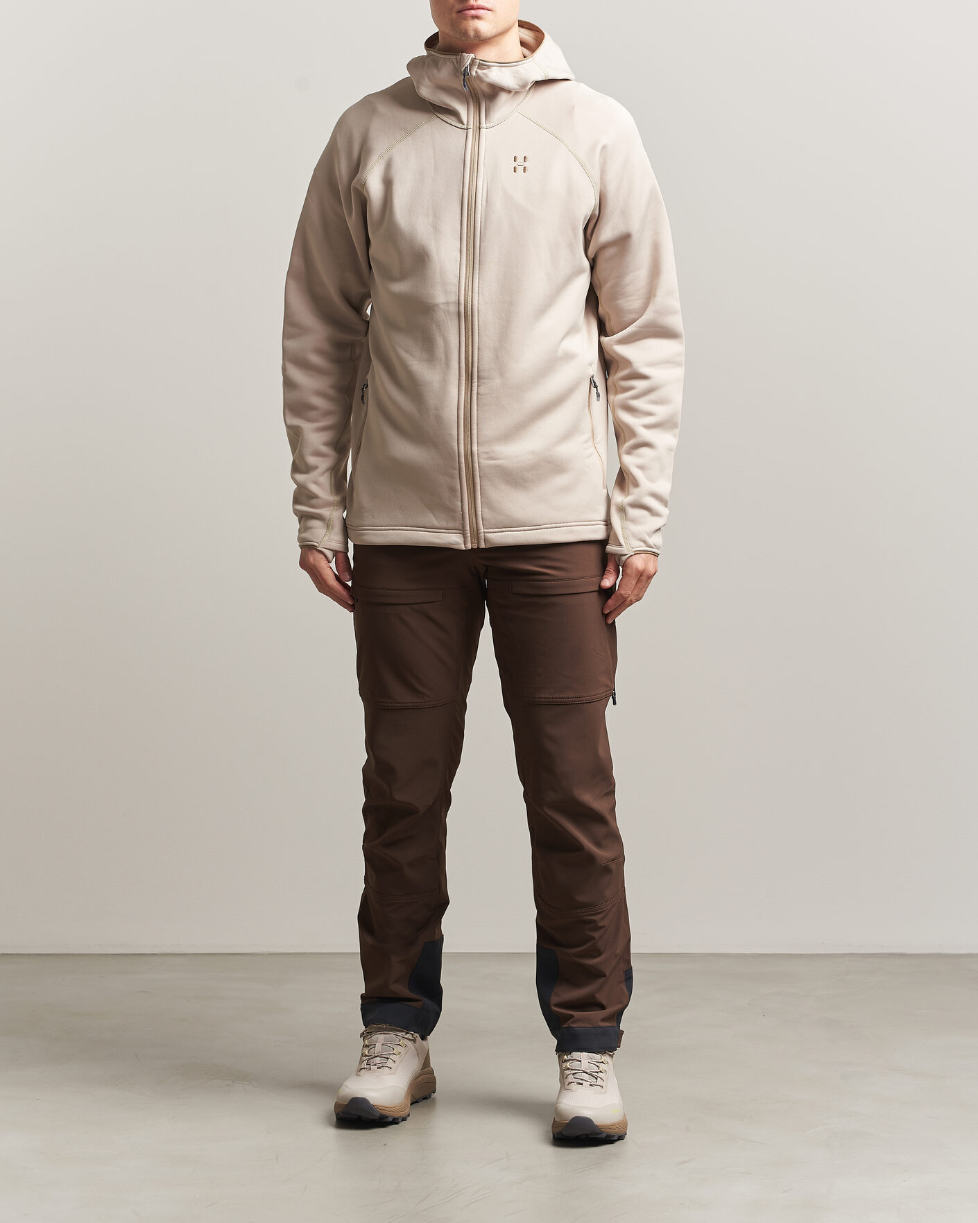 Herren | Pullover | Haglöfs | Magma Mid Fleece Hood Chalk Beige