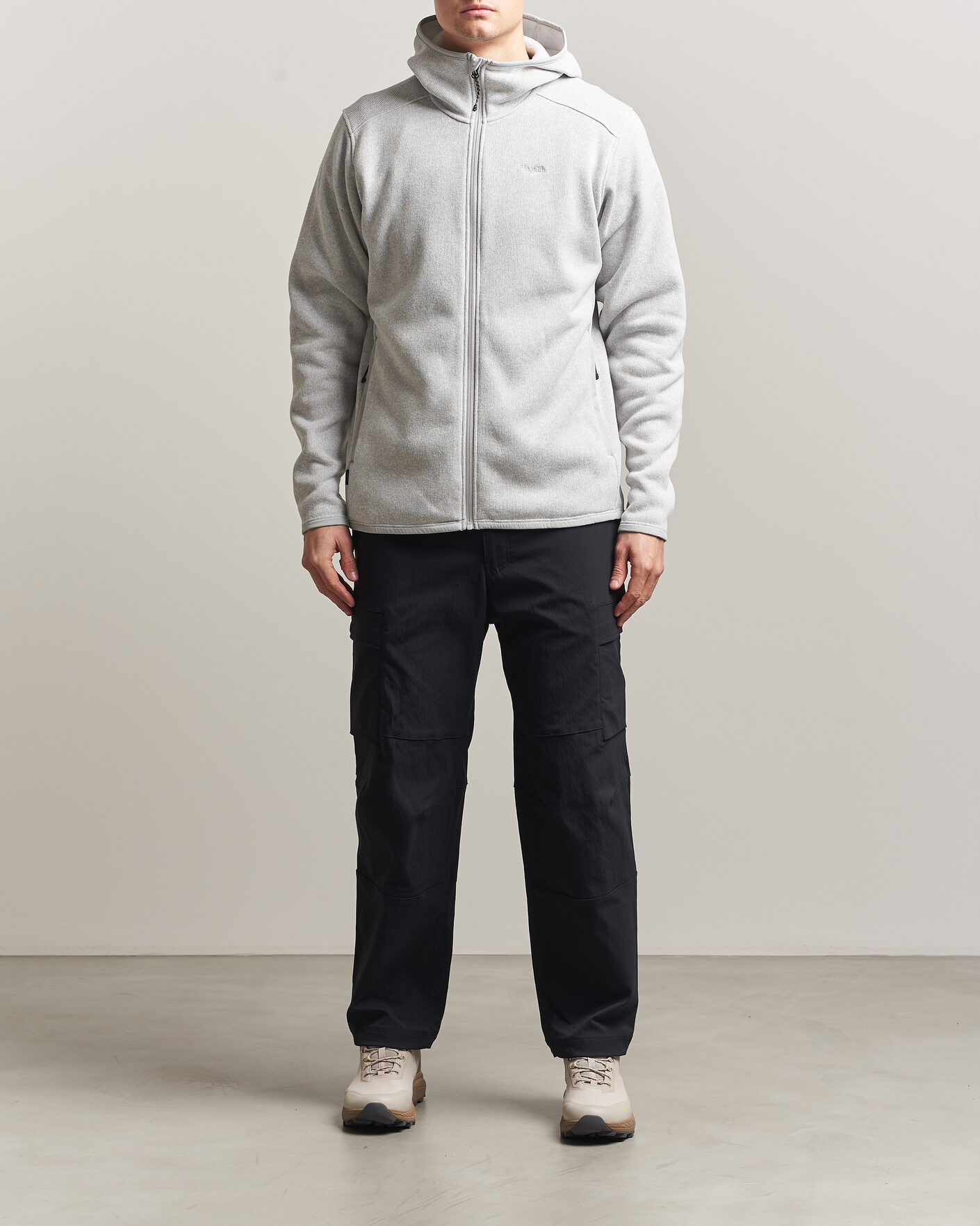 Herren | Pullover | Haglöfs | Swook II Mid Hood Stone Grey