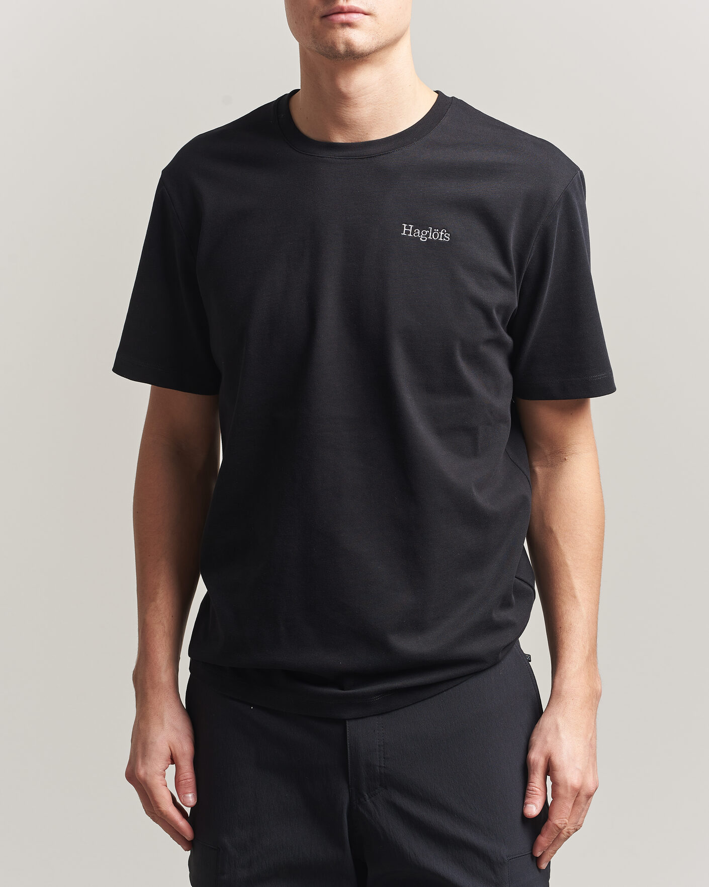 Herren | T-Shirts | Haglöfs | Organic Cotton T-Shirt True Black