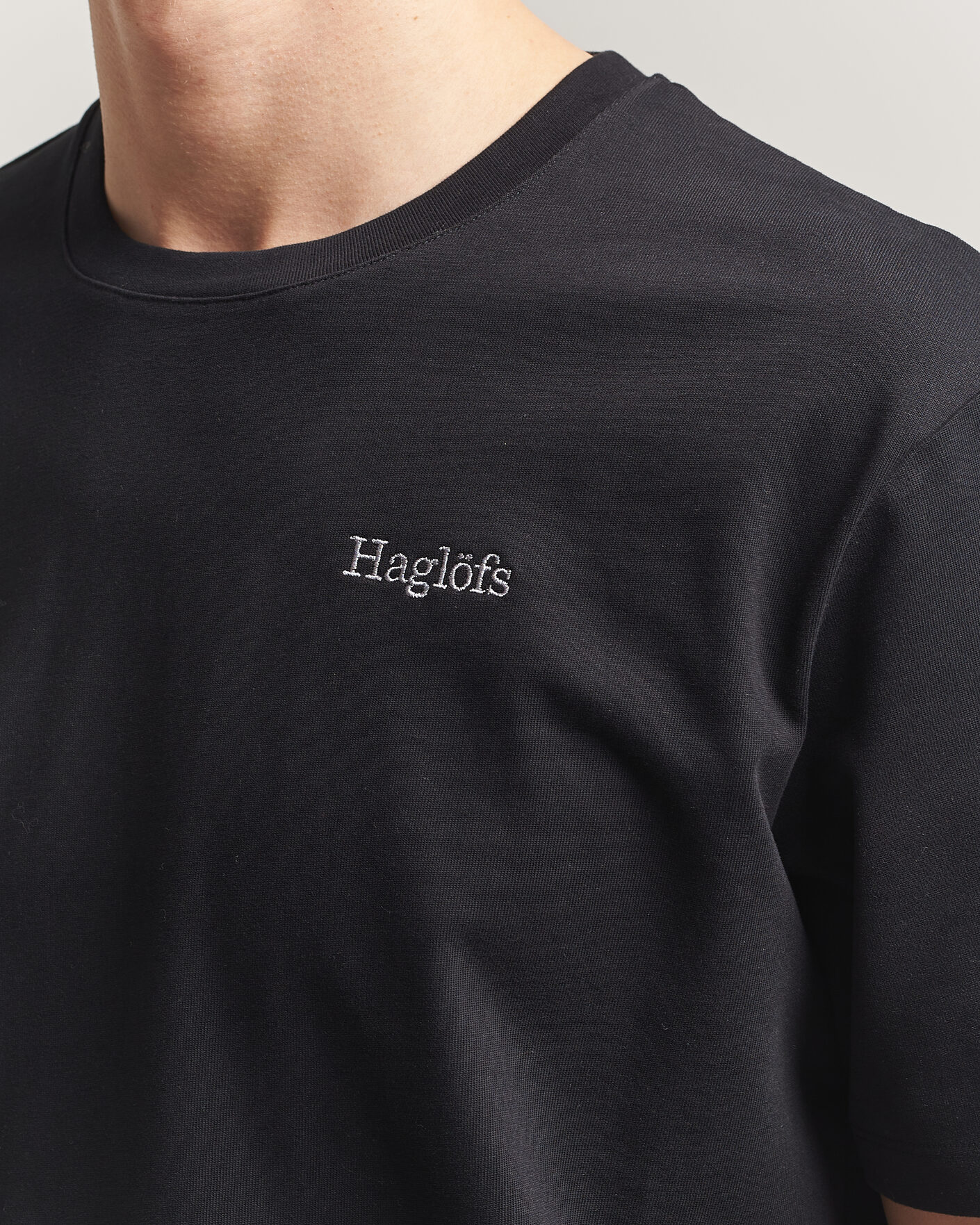 Herren | T-Shirts | Haglöfs | Organic Cotton T-Shirt True Black