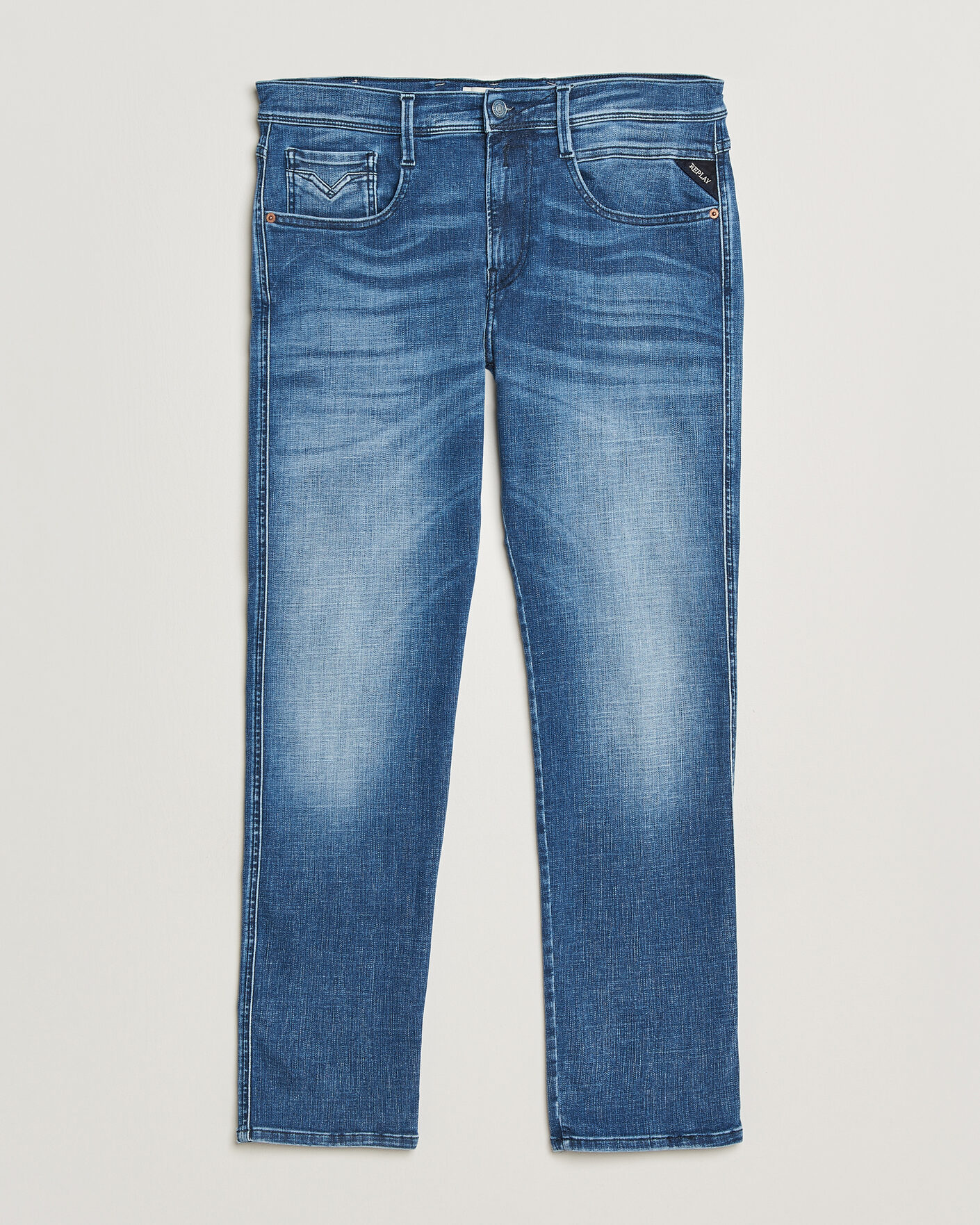 Herren | Hosen | Replay | Anbass Hyperflex Matrix Jeans Medium Blue