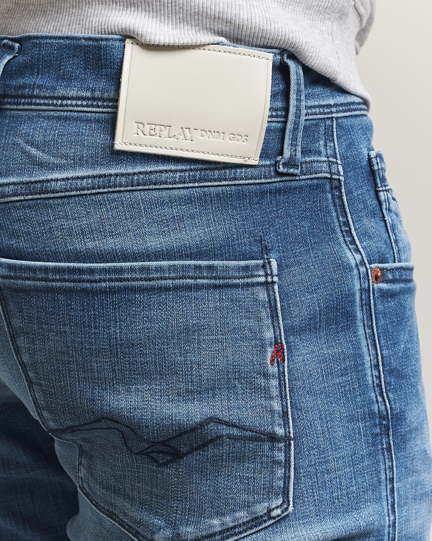 Herren | Jeans | Replay | Anbass Hyperflex Matrix Jeans Medium Blue