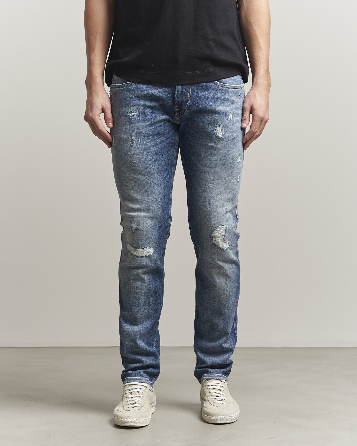 Herren | Jeans | Replay | Anbass 10 Year Wash Jeans Medium Blue