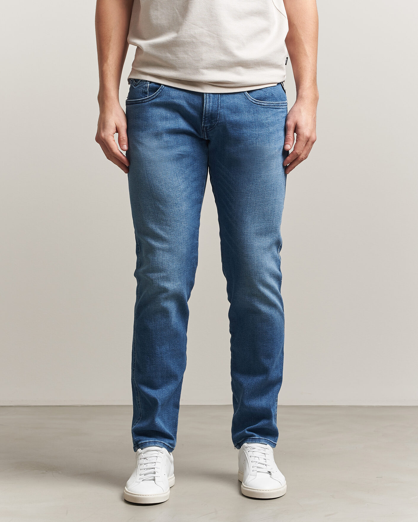 Herren | Hosen | Replay | Anbass Powerstretch Jeans Medium Blue