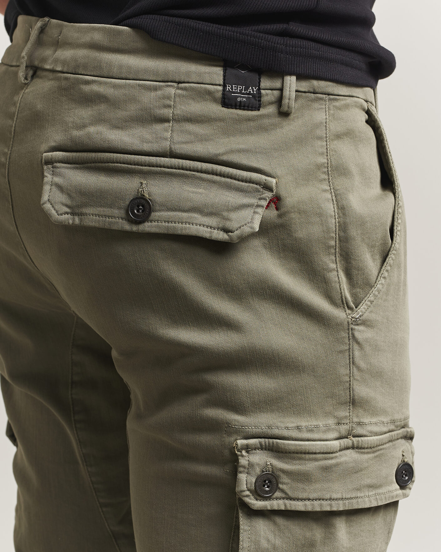 Herren | Hosen | Replay | Jaan Hyperflex Cargo Pants Military Green