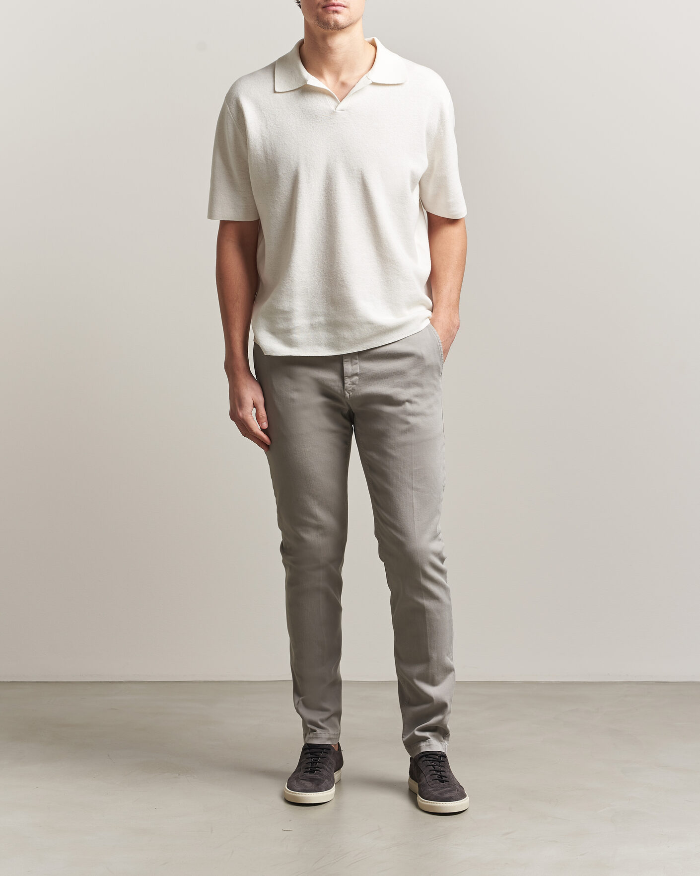 Herren | Hosen | Replay | Benni Hyperflex X-Lite Chinos Light Grey