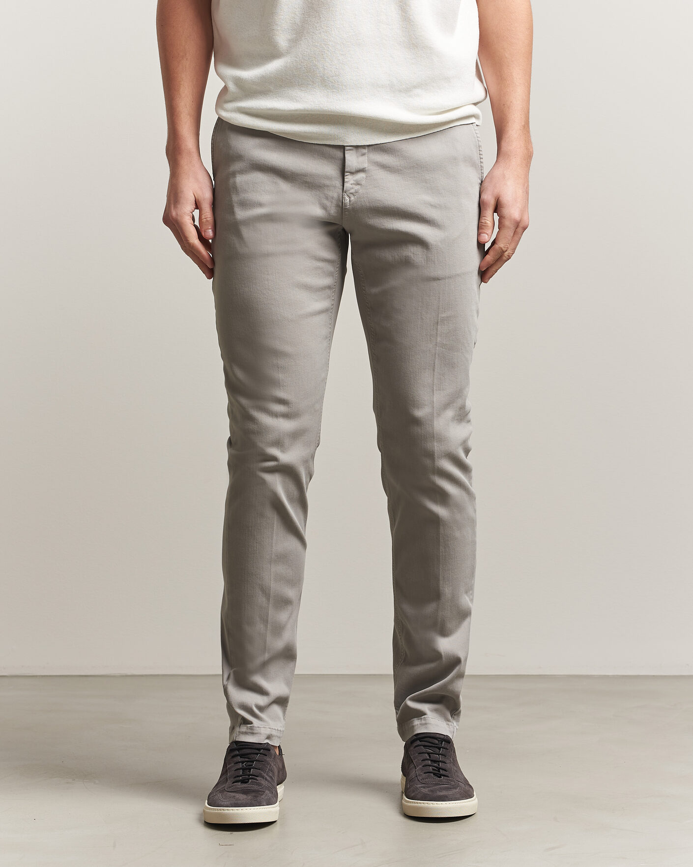 Herren | Hosen | Replay | Benni Hyperflex X-Lite Chinos Light Grey