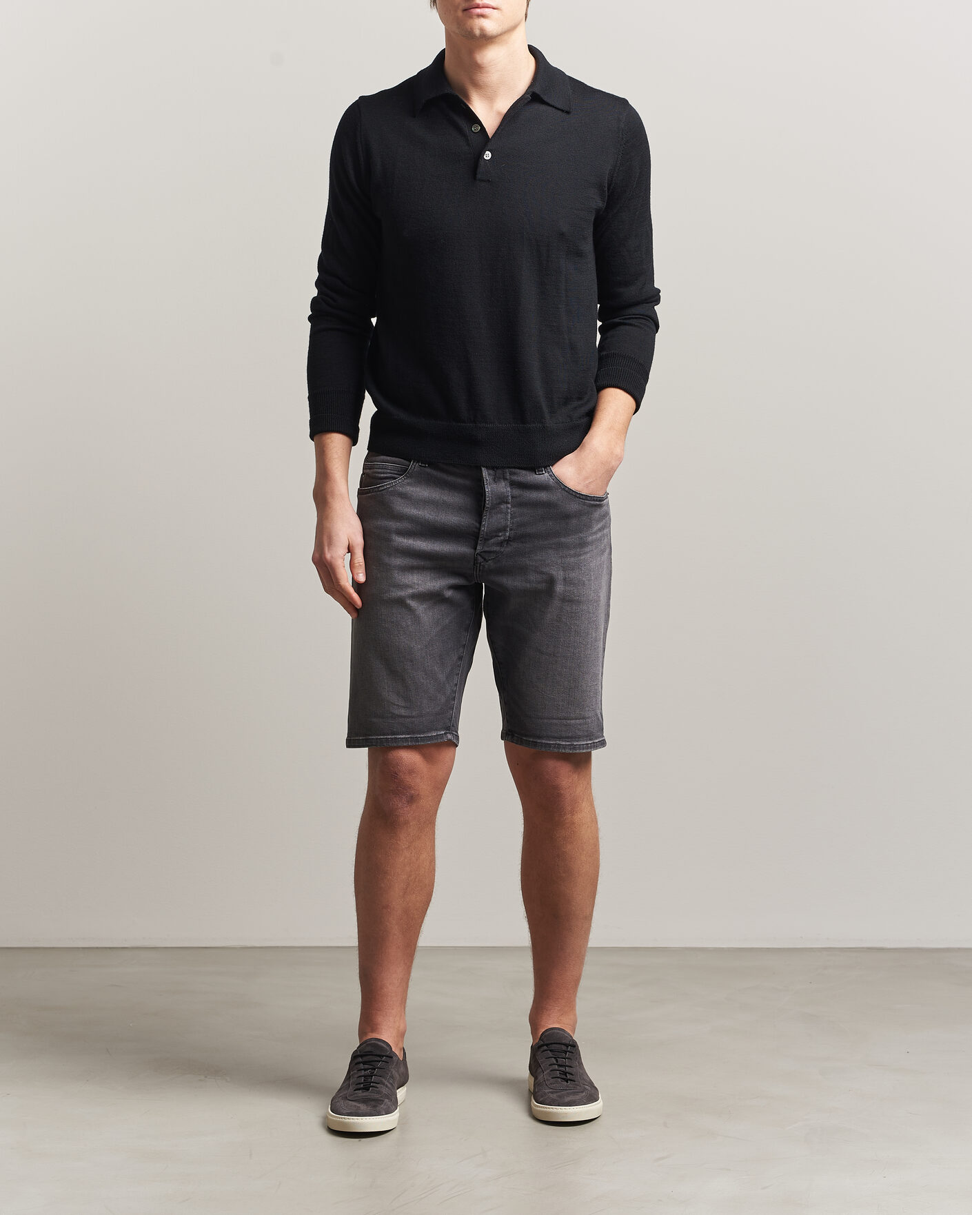 Herren | Shorts | Replay | RBJ981 Stretch Denim Shorts Washed Black