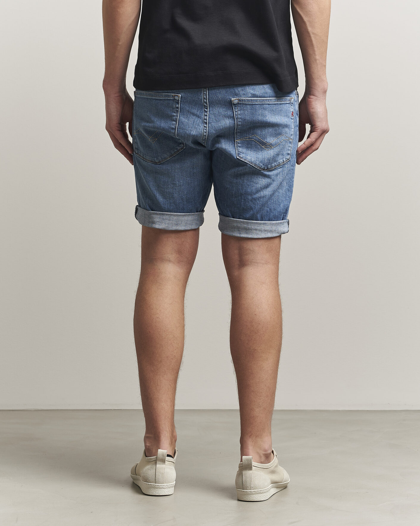 Herren | Shorts | Replay | RBJ981 Stretch Denim Shorts Light Blue