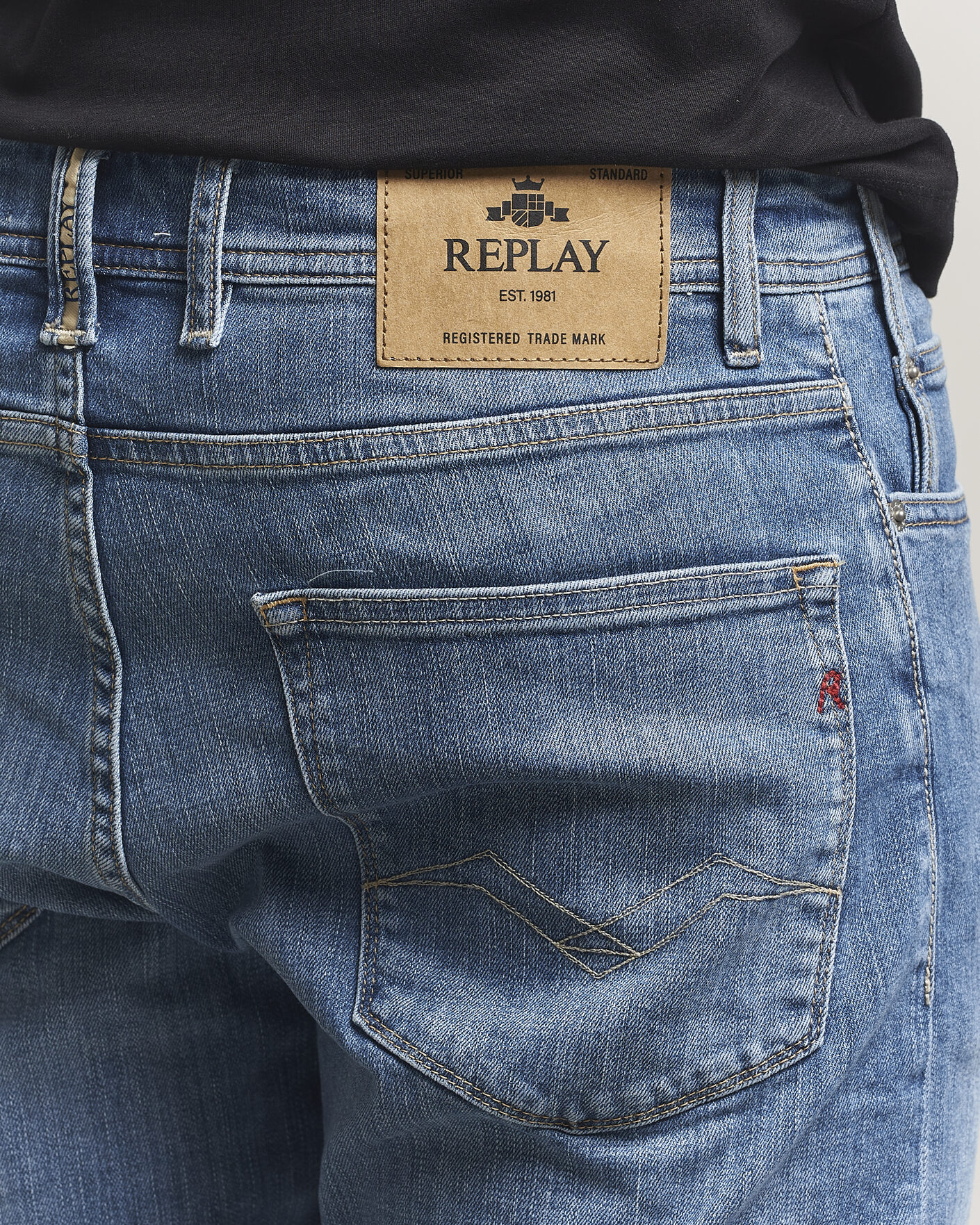 Herren | Shorts | Replay | RBJ981 Stretch Denim Shorts Light Blue