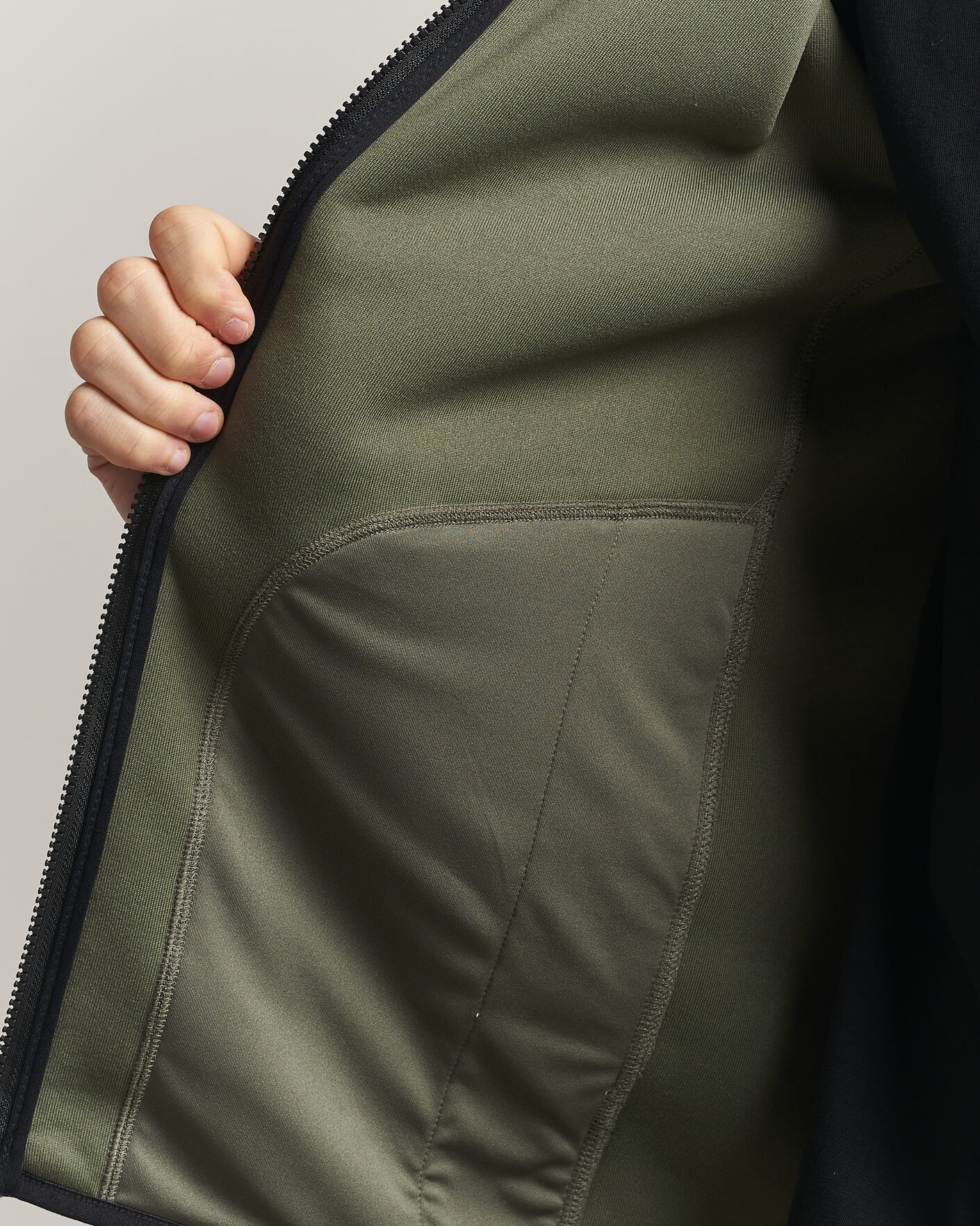 Herren | Pullover | Peak Performance | Nature Rush Pile Full Zip Pine Needle