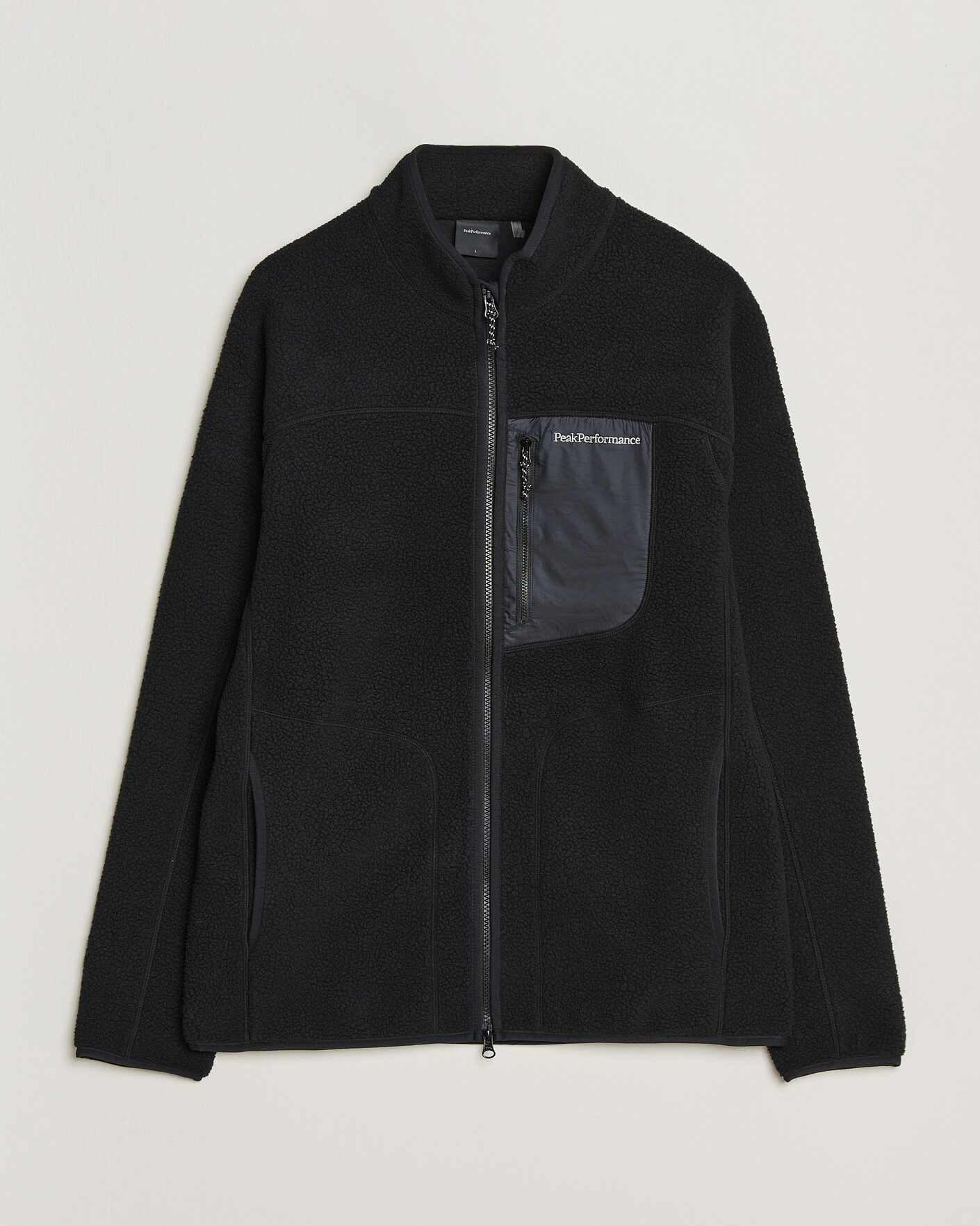 Herren | Pullover | Peak Performance | Nature Rush Pile Full Zip Black