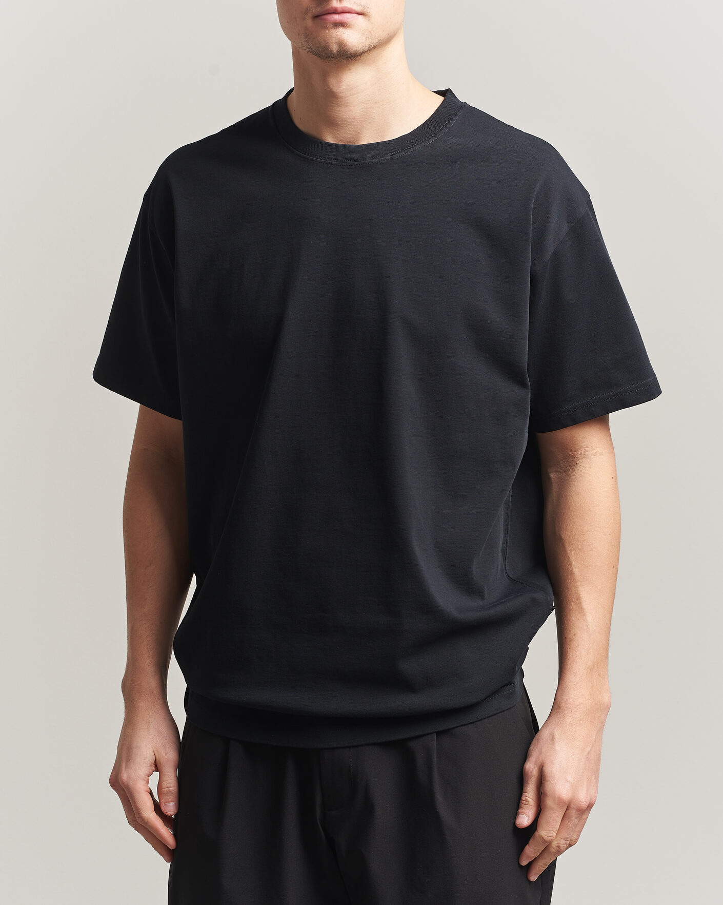 Herren | T-Shirts | Peak Performance | Heavy Cotton T-Shirt Black