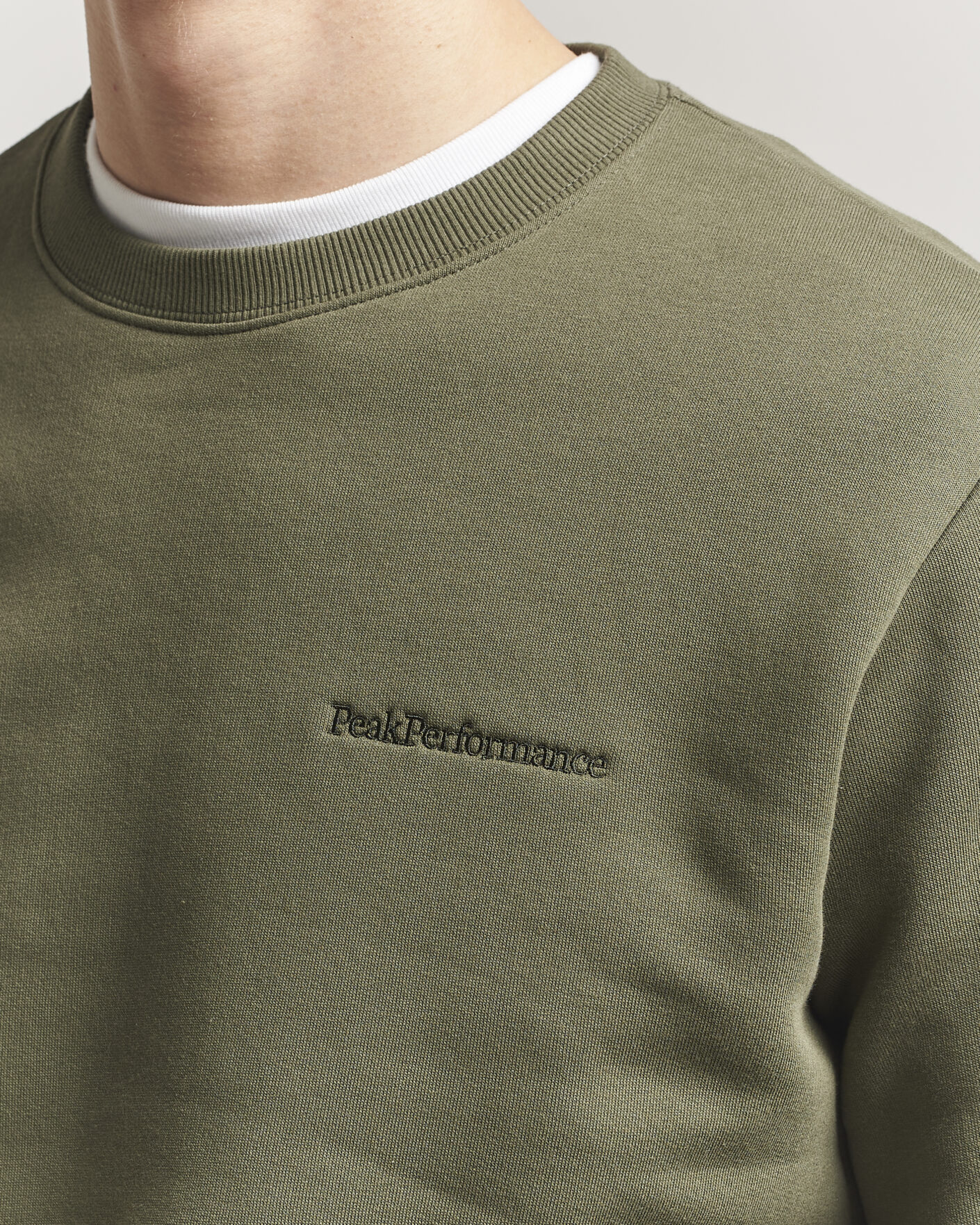 Herren | Pullover | Peak Performance | Original Crew Neck Sweatshirt Pine Needle