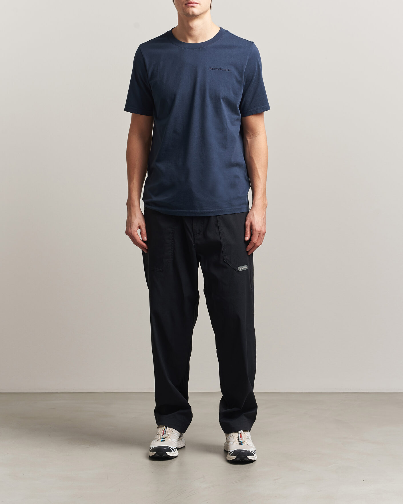 Herren | T-Shirts | Peak Performance | Original Crew Neck T-Shirt Blue Shadow