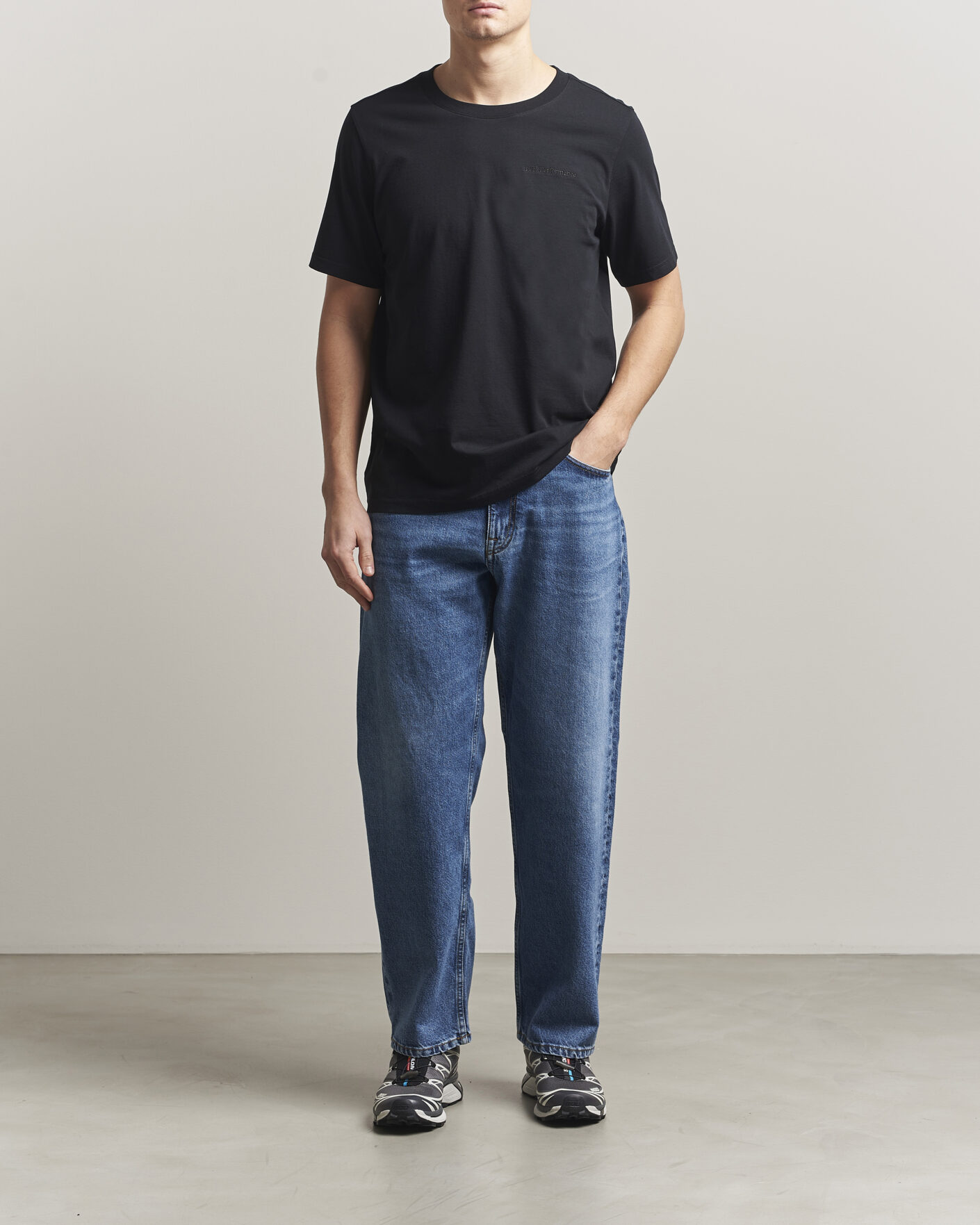 Herren | T-Shirts | Peak Performance | Original Crew Neck T-Shirt Black