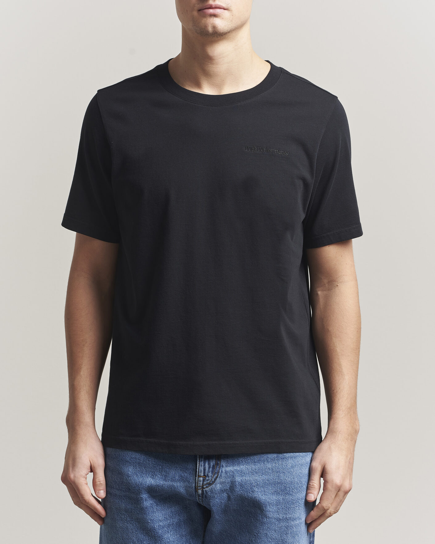 Herren | T-Shirts | Peak Performance | Original Crew Neck T-Shirt Black