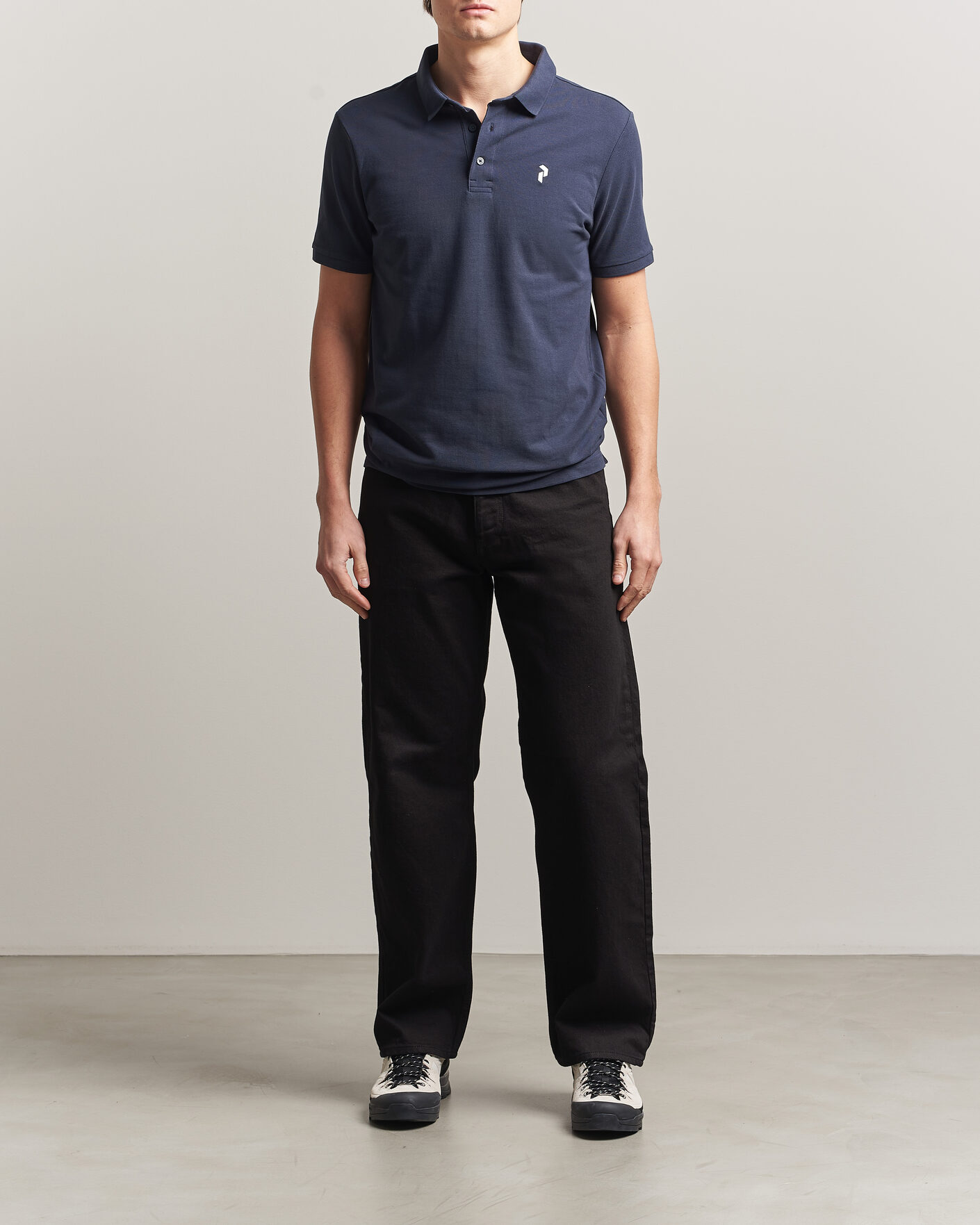 Herren | Poloshirts | Peak Performance | Classic Cotton Polo Blue Shadow