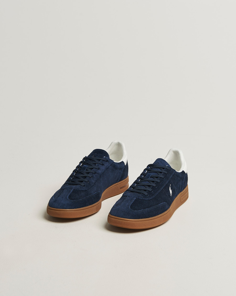 Herren | Sneaker | Polo Ralph Lauren | Bedford Suede Sneakers Navy/Deckwash White