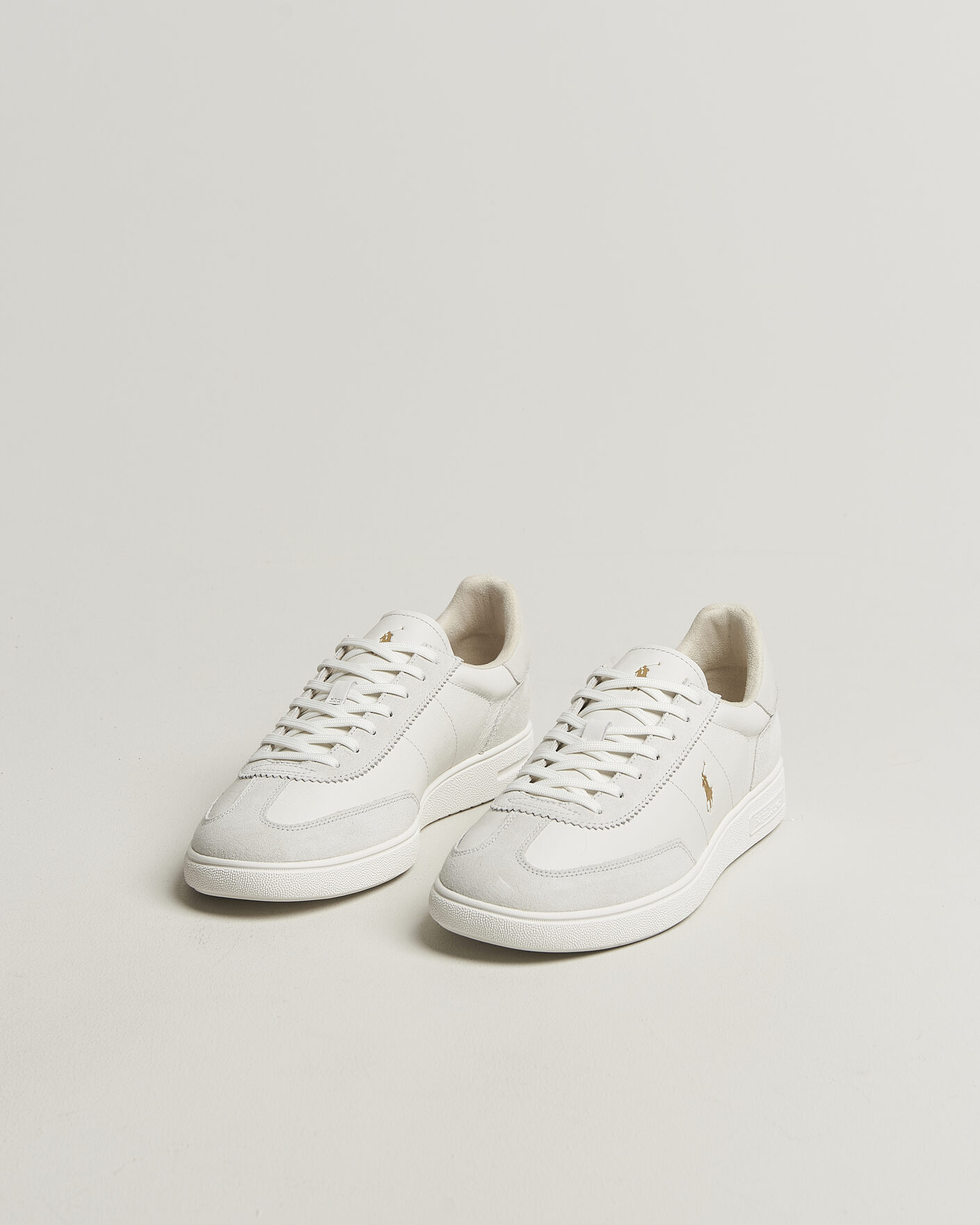 Herren | Sneaker | Polo Ralph Lauren | Bedford Leather/Suede Sneakers Bianco