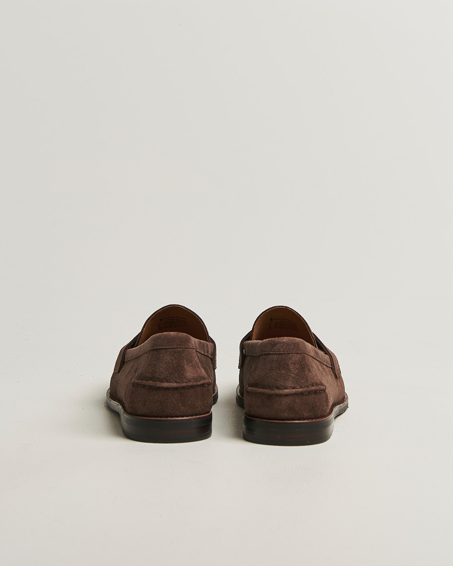 Herren | Loafer | Polo Ralph Lauren | Alston Suede Penny Loafers Dark Brown