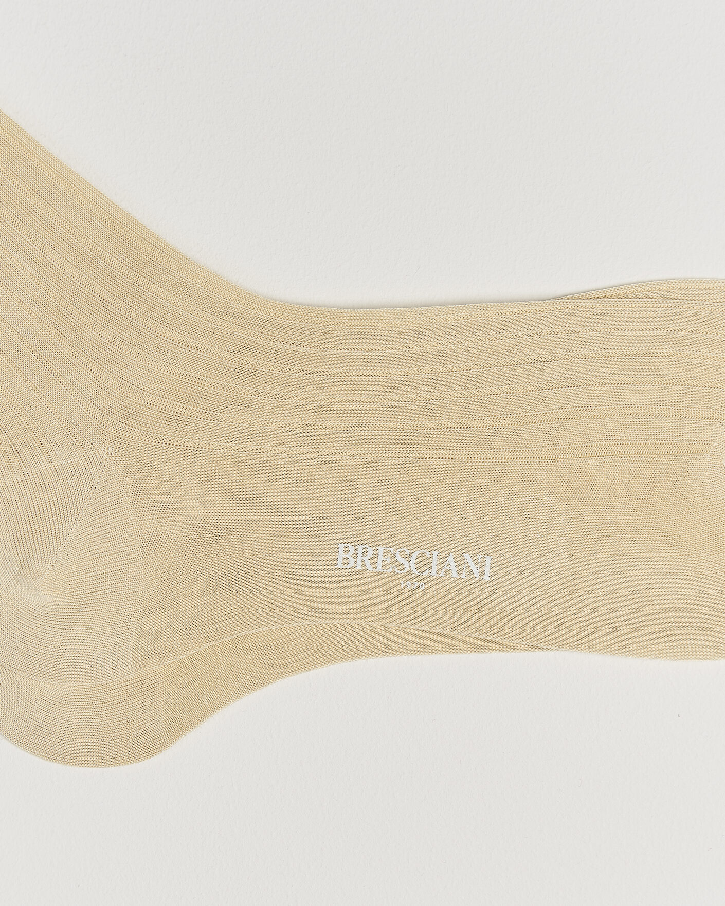 Herren | Unterwäsche | Bresciani | Cotton Ribbed Short Socks Beige