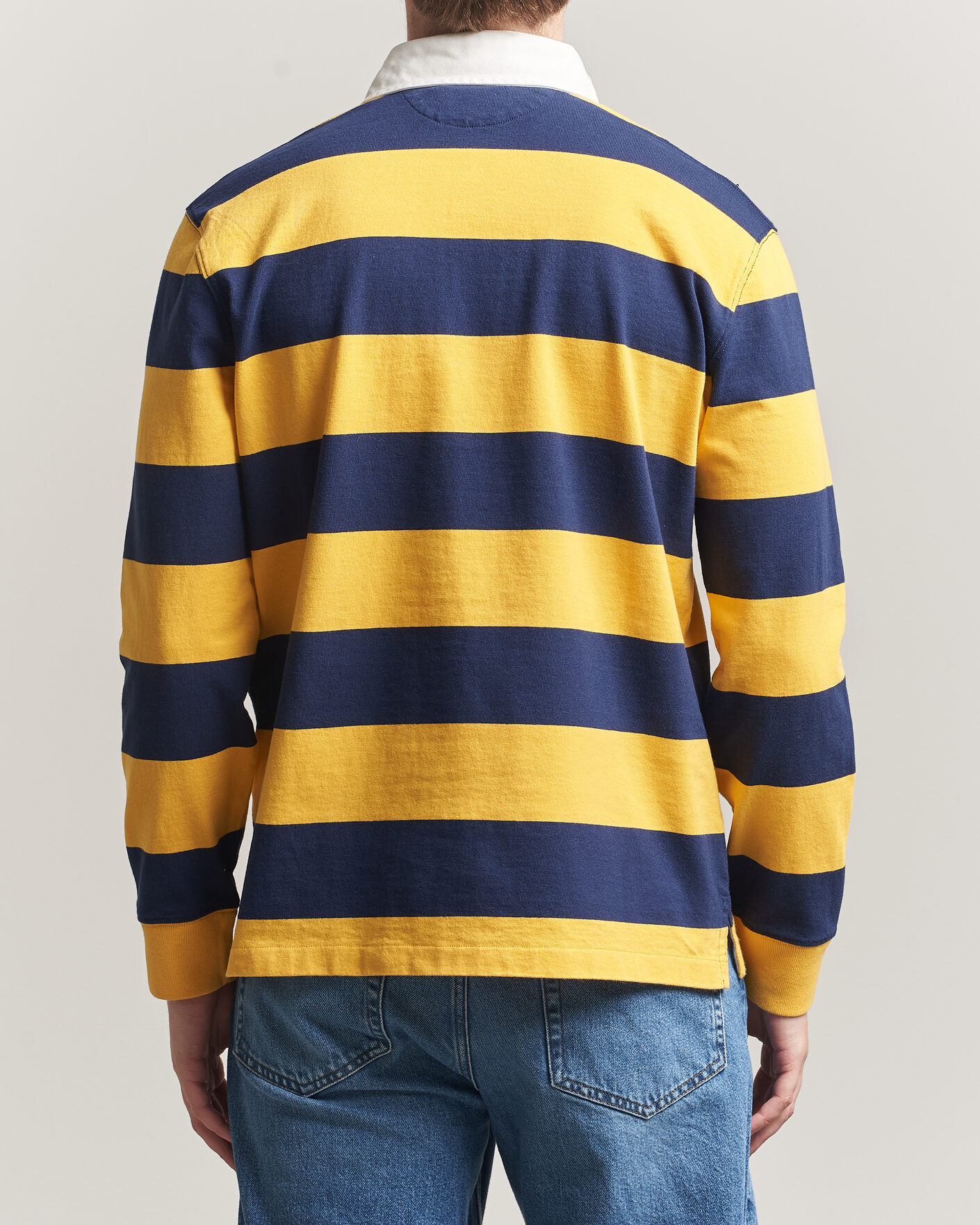 Herren | Pullover | Polo Ralph Lauren | Jersey Striped Rugger Newport Navy/Gold