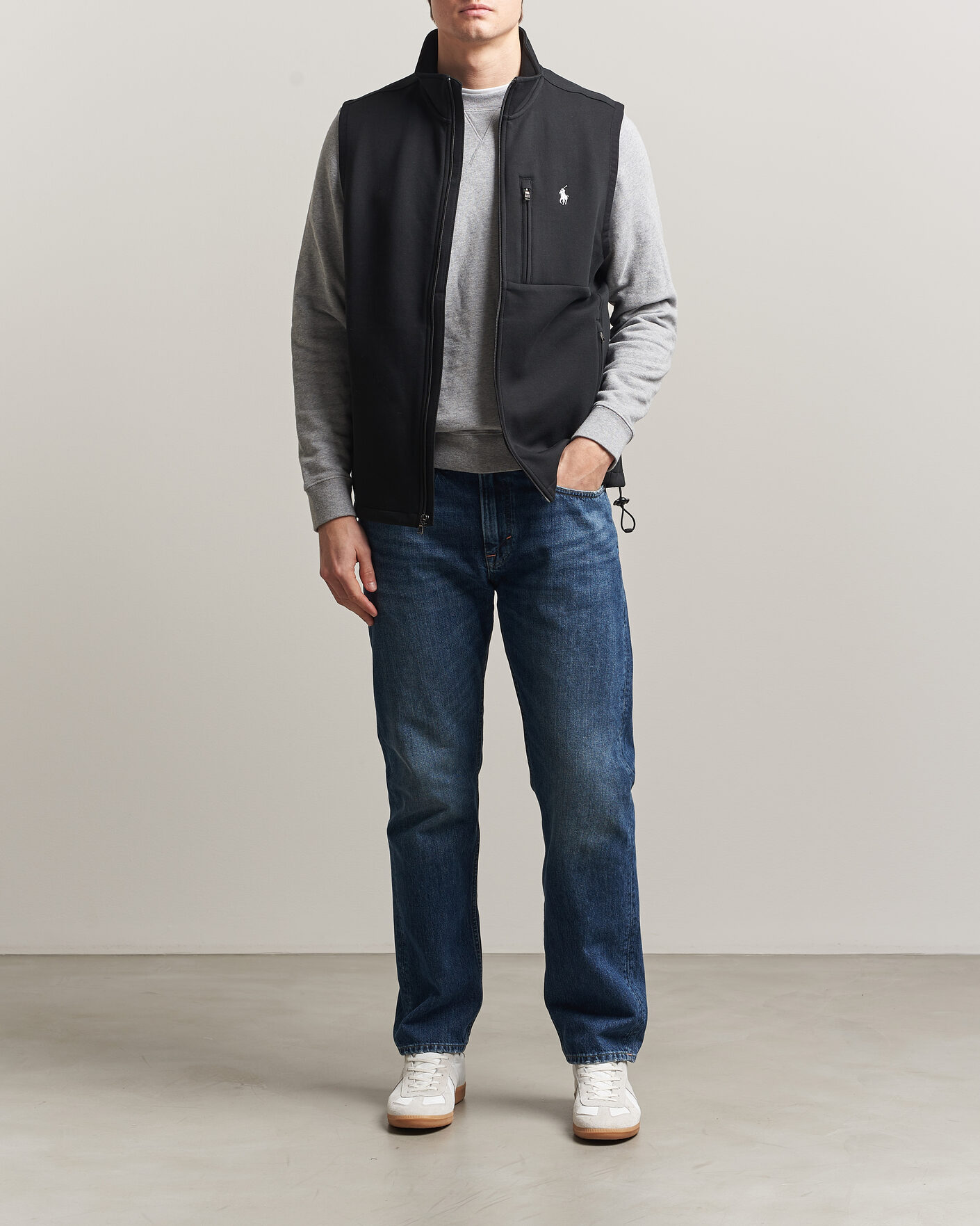 Herren | Westen | Polo Ralph Lauren | Double Knitted Vest Polo Black