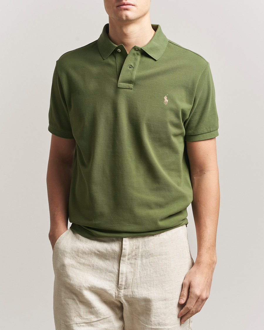 Herren | Poloshirts | Polo Ralph Lauren | Custom Slim Fit Polo Supply Olive