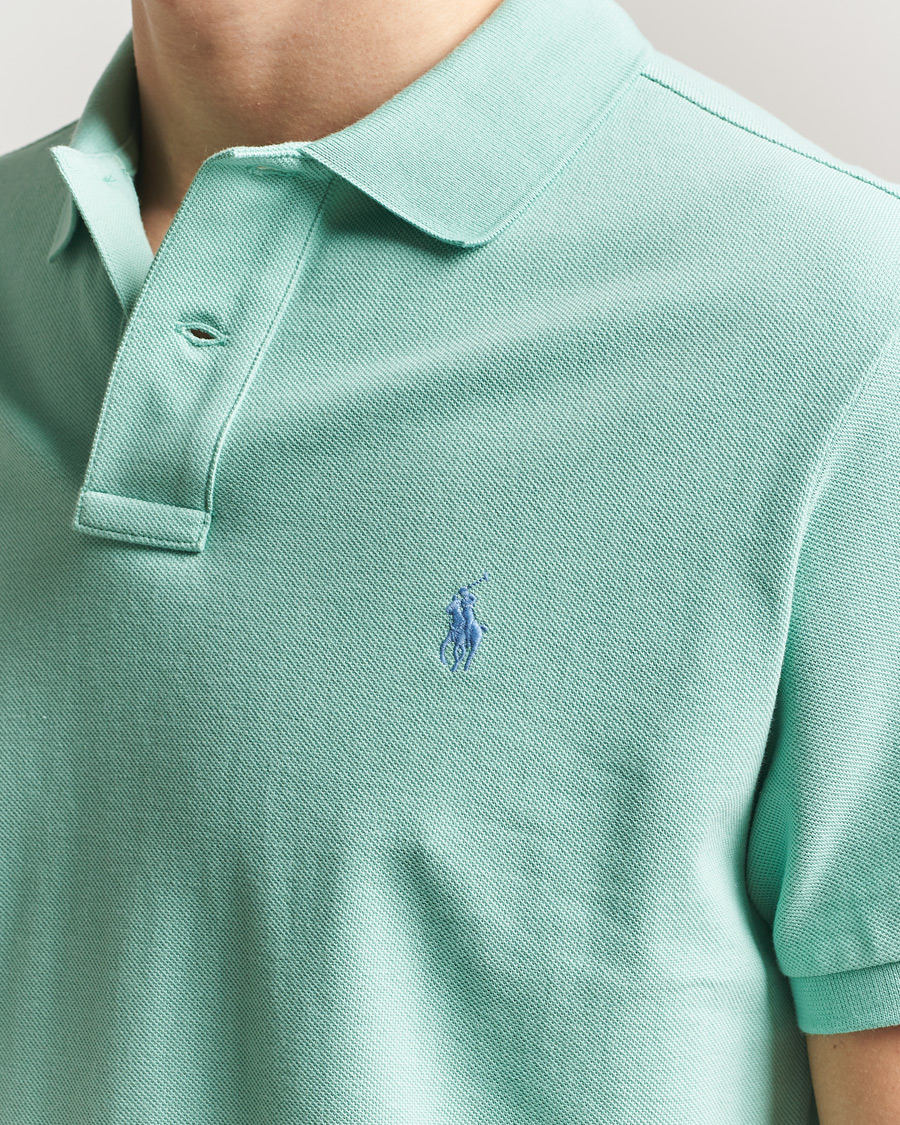 Herren | Poloshirts | Polo Ralph Lauren | Custom Slim Fit Polo Celadon
