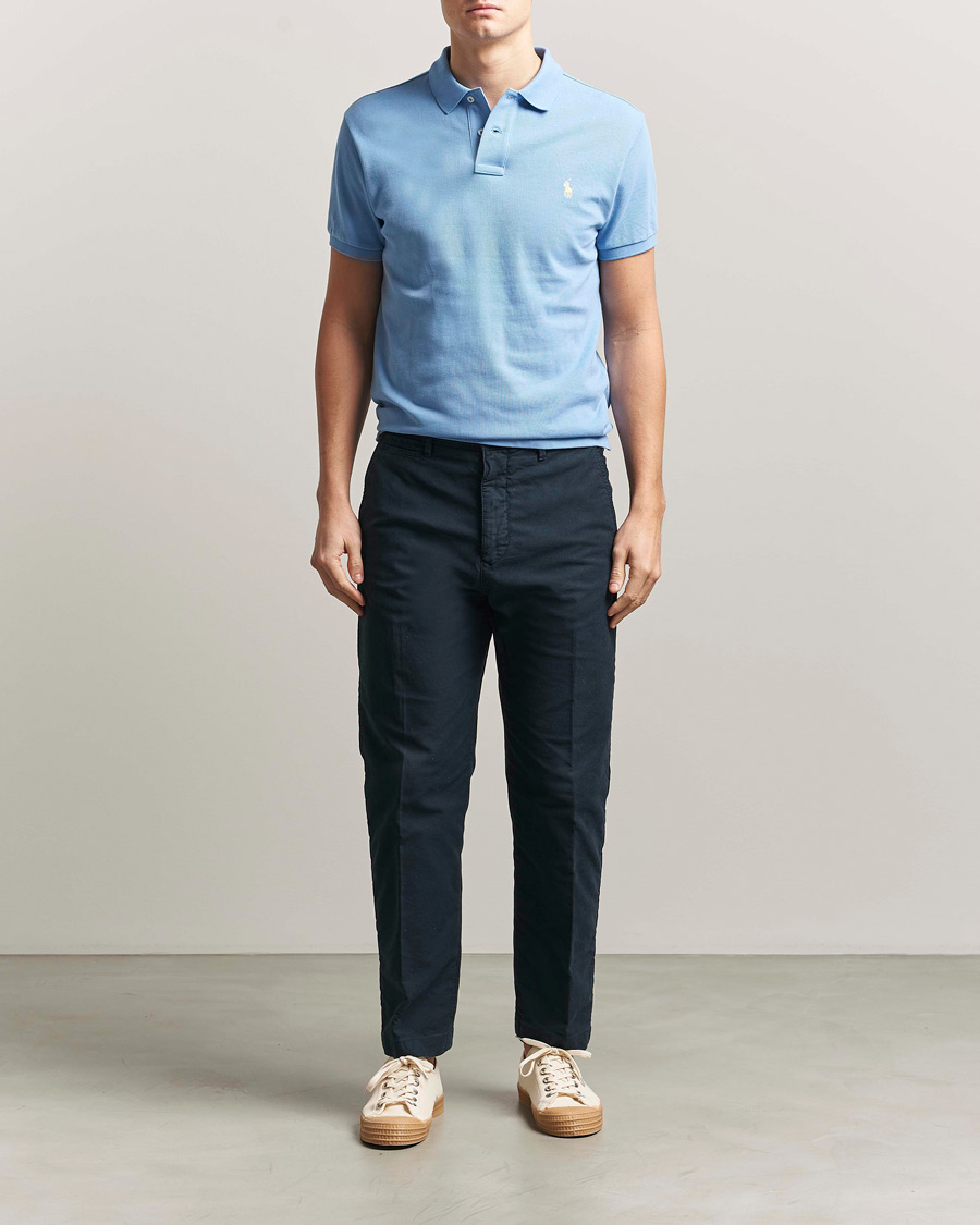 Herren | Poloshirts | Polo Ralph Lauren | Slim Fit Polo Bristol Blue