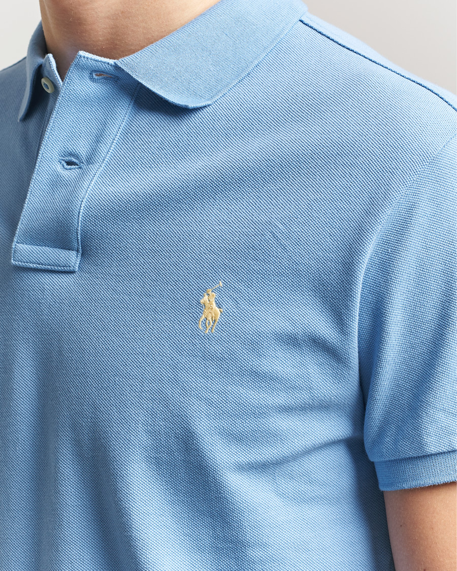 Herren | Poloshirts | Polo Ralph Lauren | Slim Fit Polo Bristol Blue