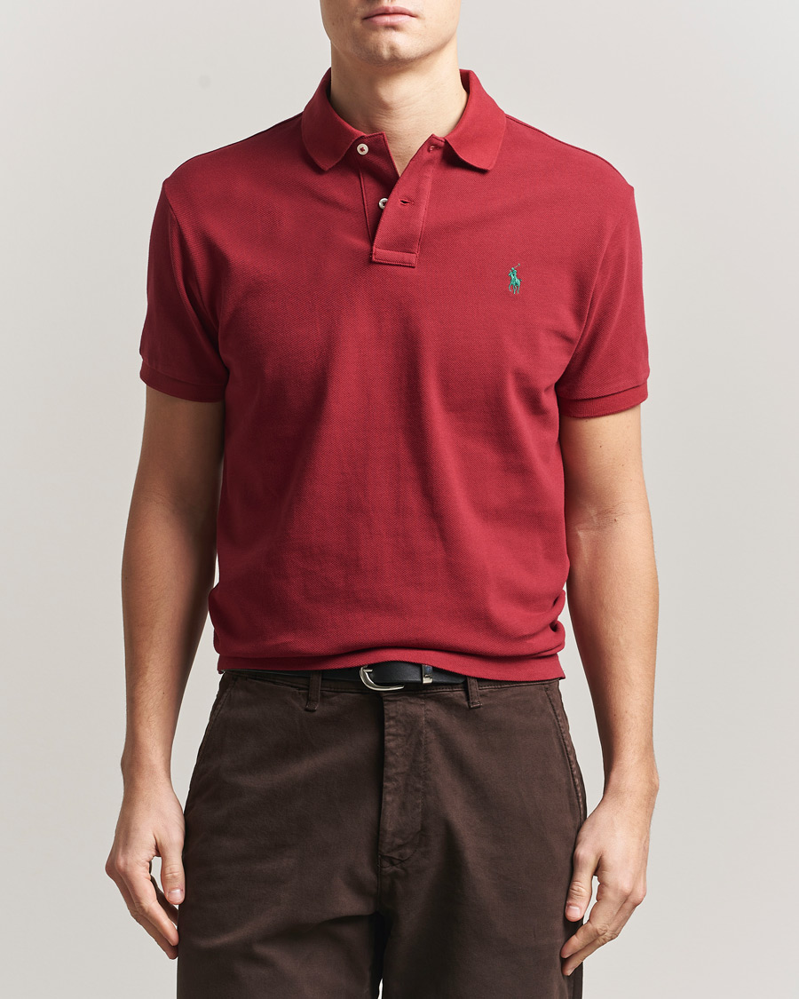 Herren | Poloshirts | Polo Ralph Lauren | Slim Fit Polo Heritage Red