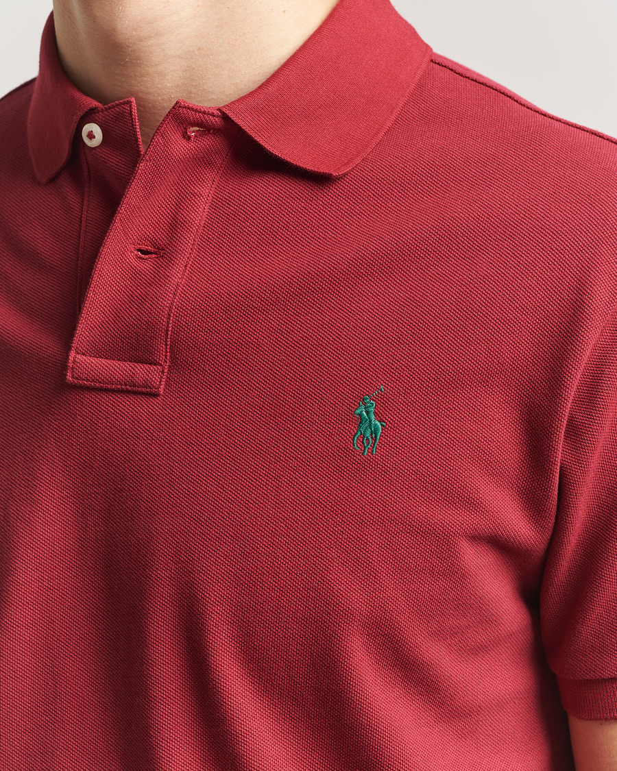 Herren | Poloshirts | Polo Ralph Lauren | Slim Fit Polo Heritage Red
