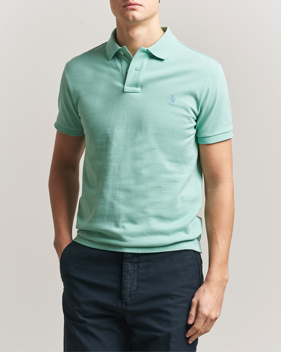 Herren | Poloshirts | Polo Ralph Lauren | Slim Fit Polo Celadon
