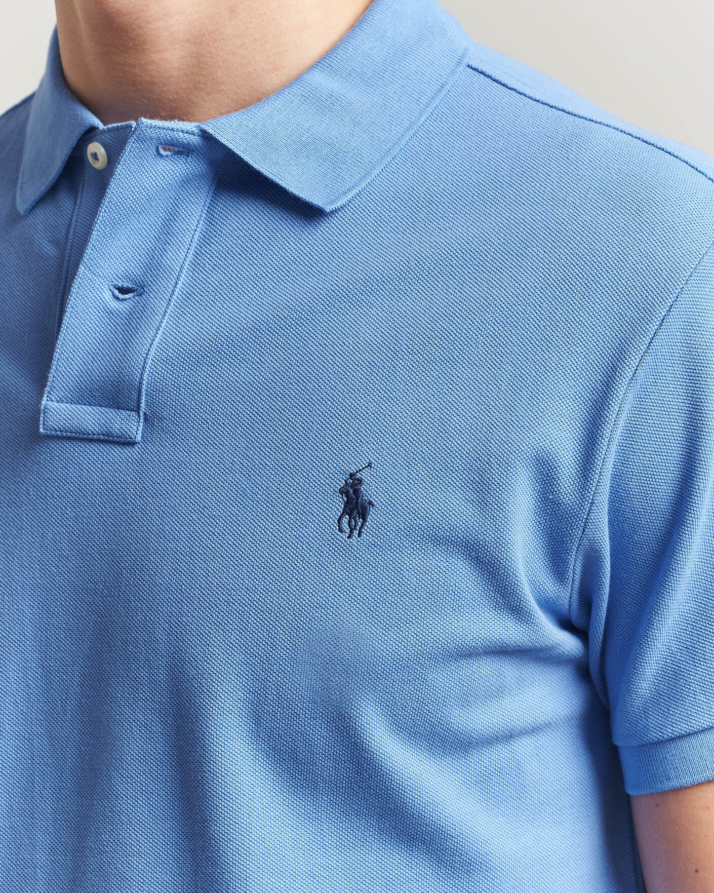 Herren | Poloshirts | Polo Ralph Lauren | Slim Fit Polo Harbour Island Blue