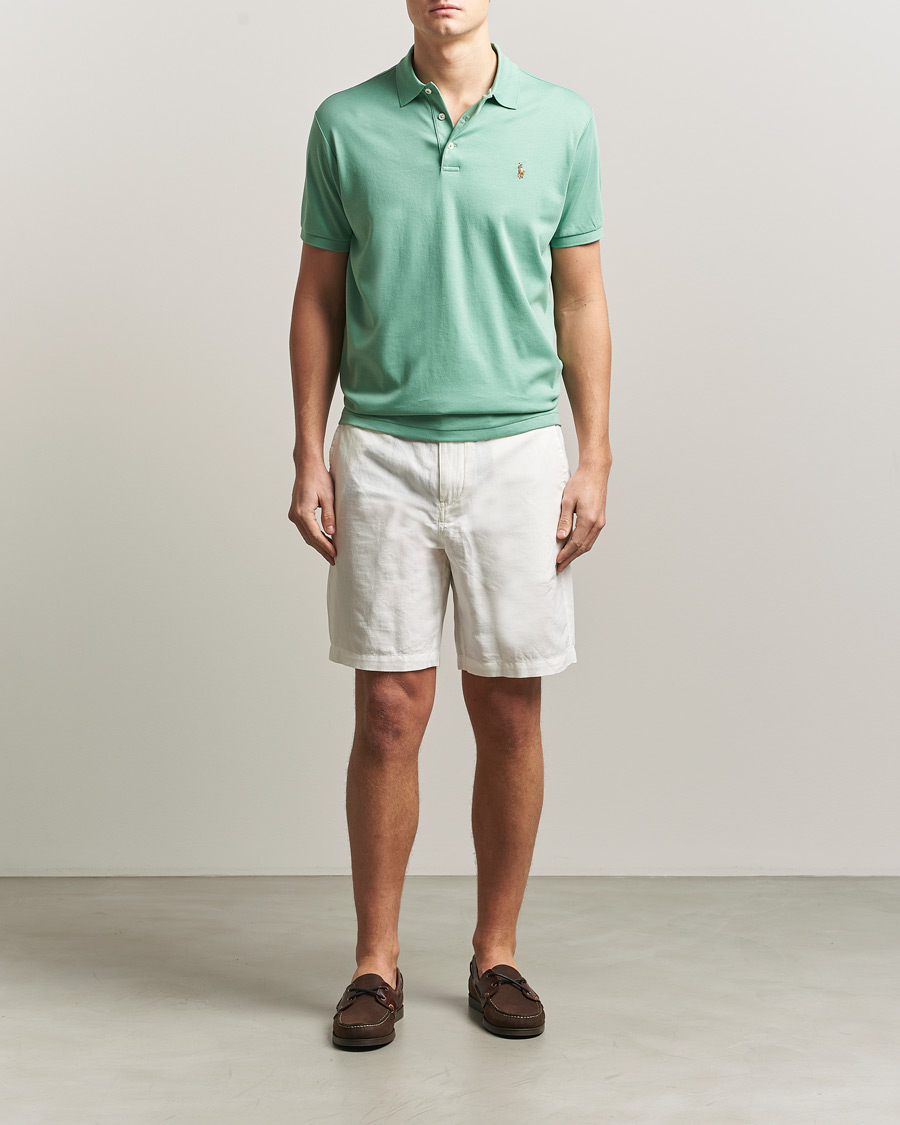 Herren | Poloshirts | Polo Ralph Lauren | Luxury Pima Cotton Polo Faded Mint