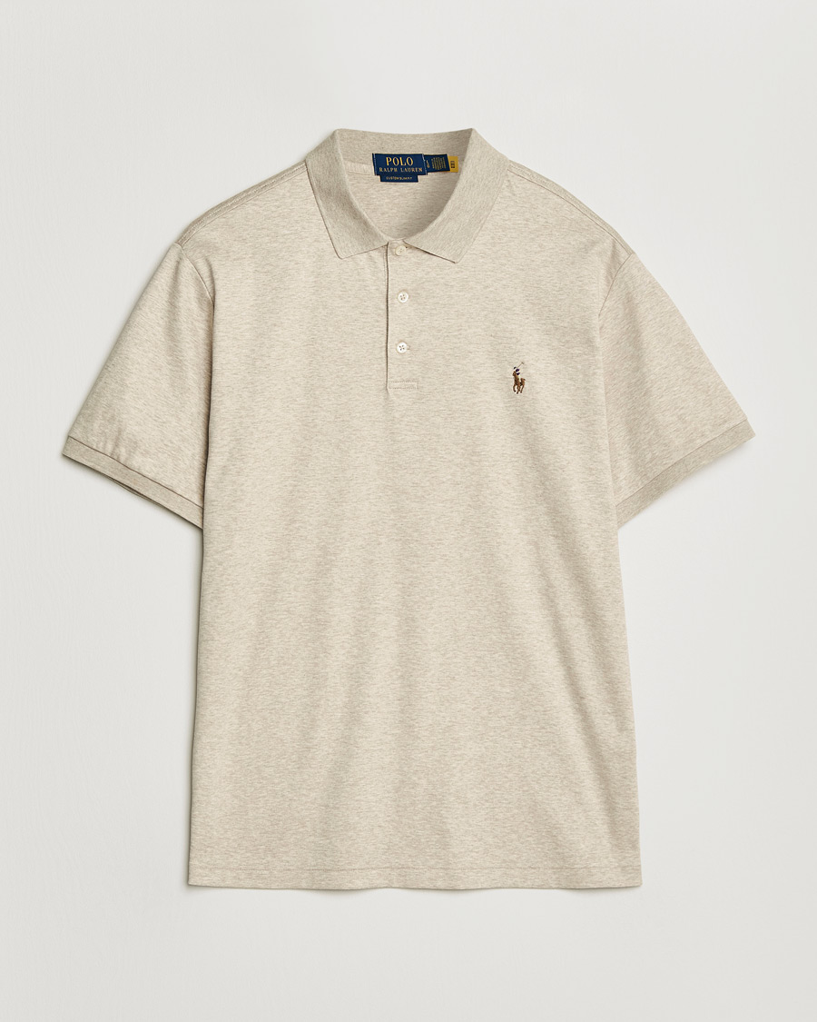 Herren | Poloshirts | Polo Ralph Lauren | Luxury Pima Cotton Polo Expedition Dune Heather