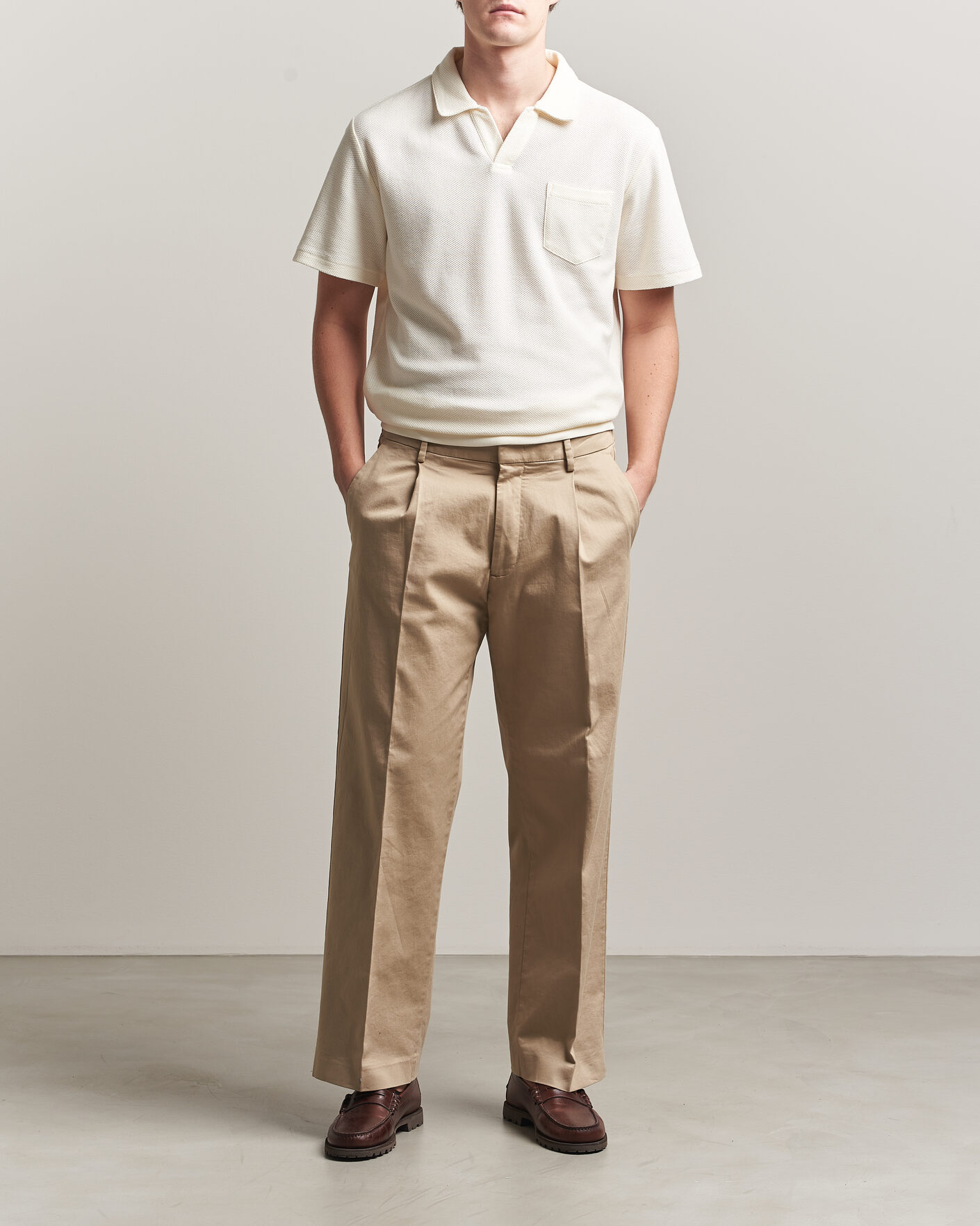 Herren | Poloshirts | Polo Ralph Lauren | Knitted Polo Pale Cream