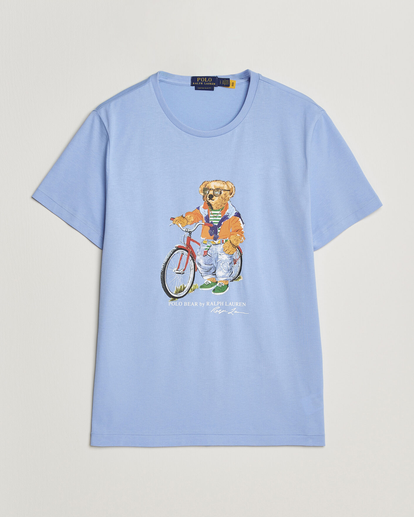 Herren | T-Shirts | Polo Ralph Lauren | Jersey Bear T-Shirt Austin Blue