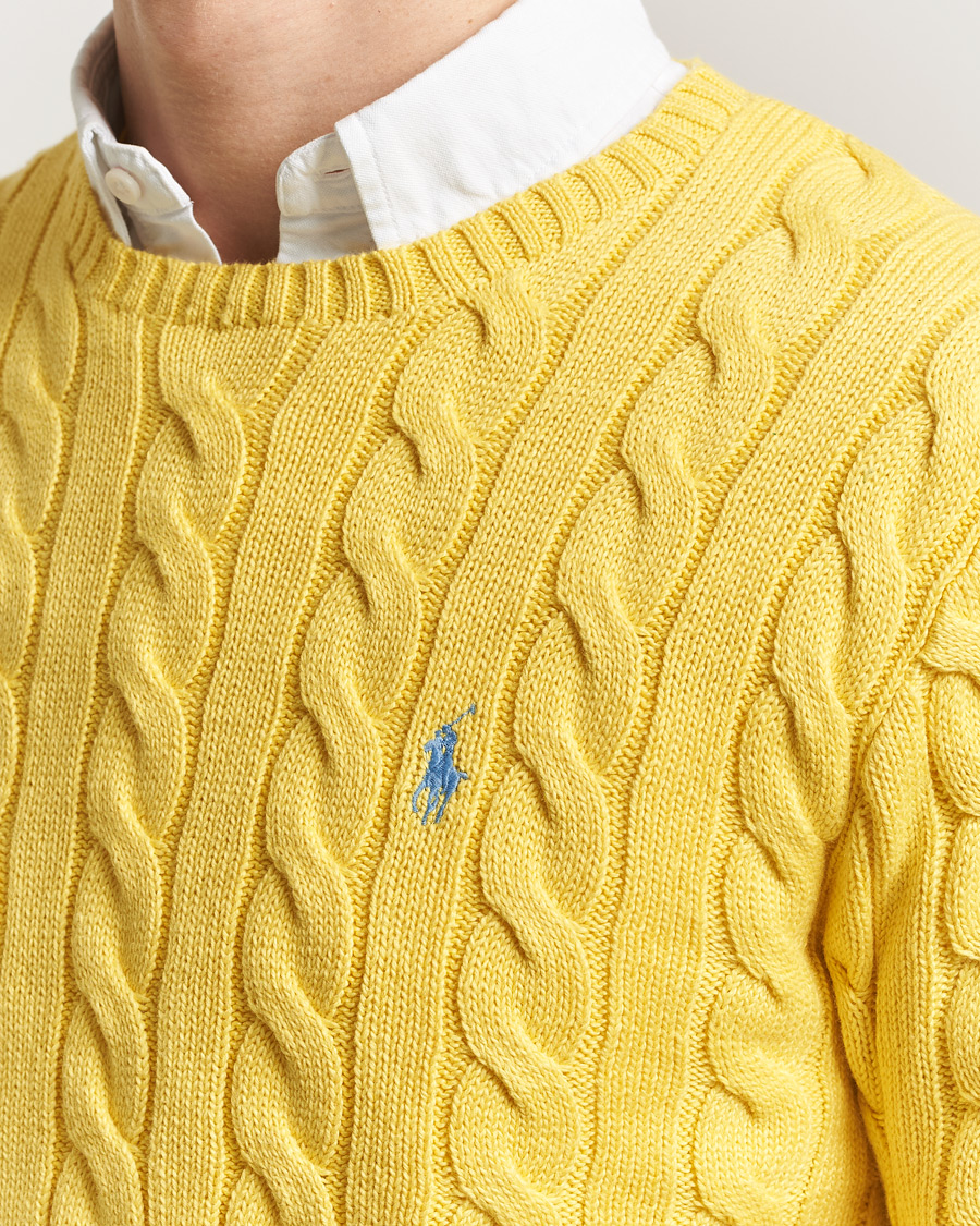 Herren | Pullover | Polo Ralph Lauren | Cotton Cable Pullover Sunfish Yellow