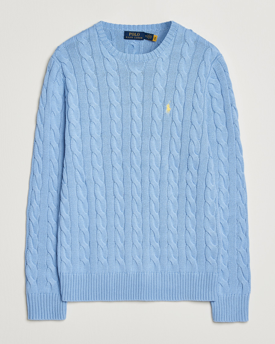 Herren | Pullover | Polo Ralph Lauren | Cotton Cable Pullover Austin Blue